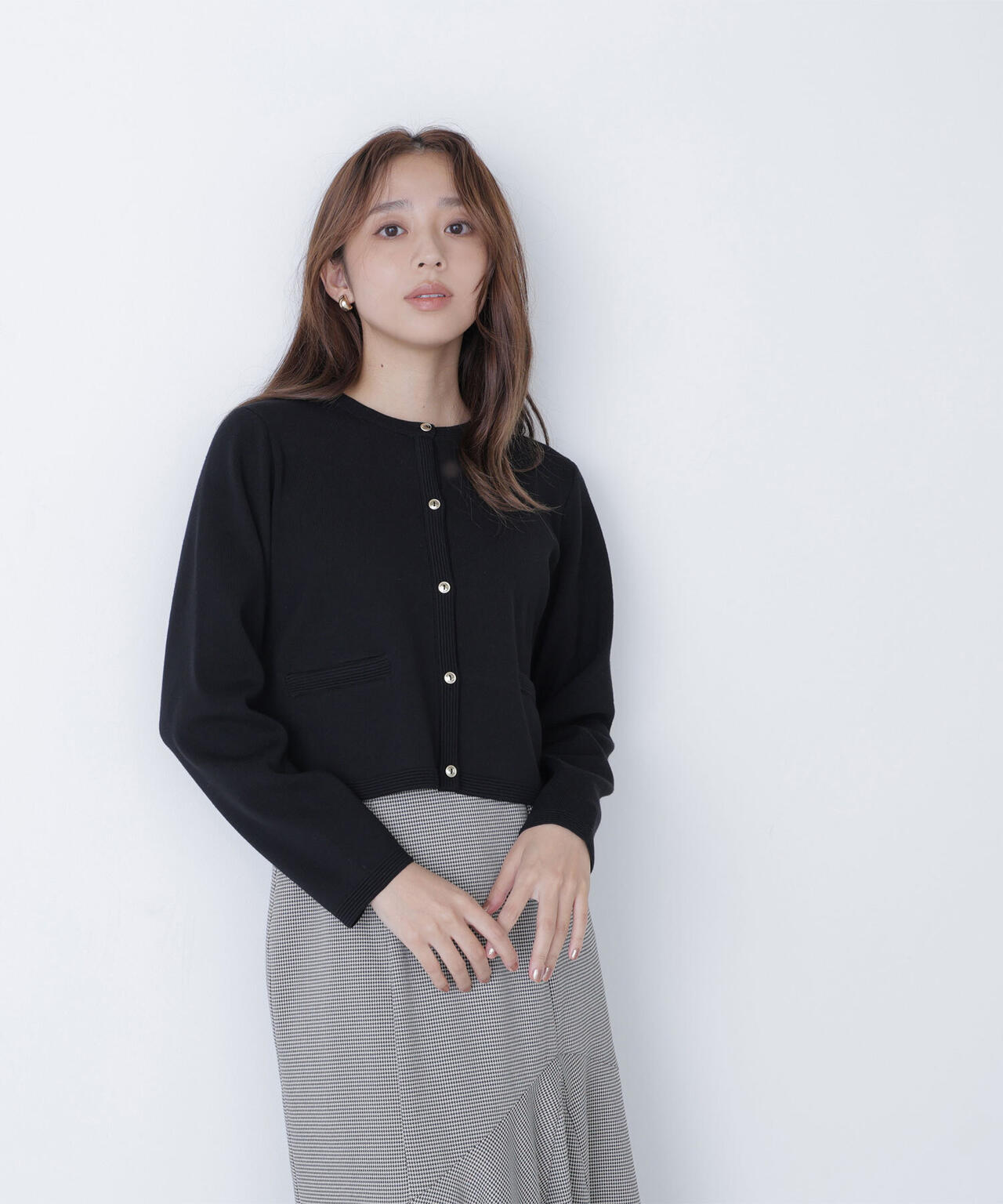 シルクブレンドカーディガン