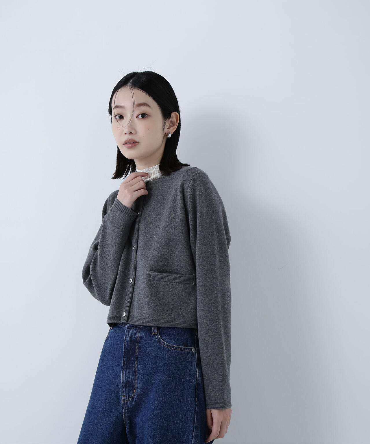 シルクブレンドカーディガン | NATURAL BEAUTY BASIC（ナチュラル