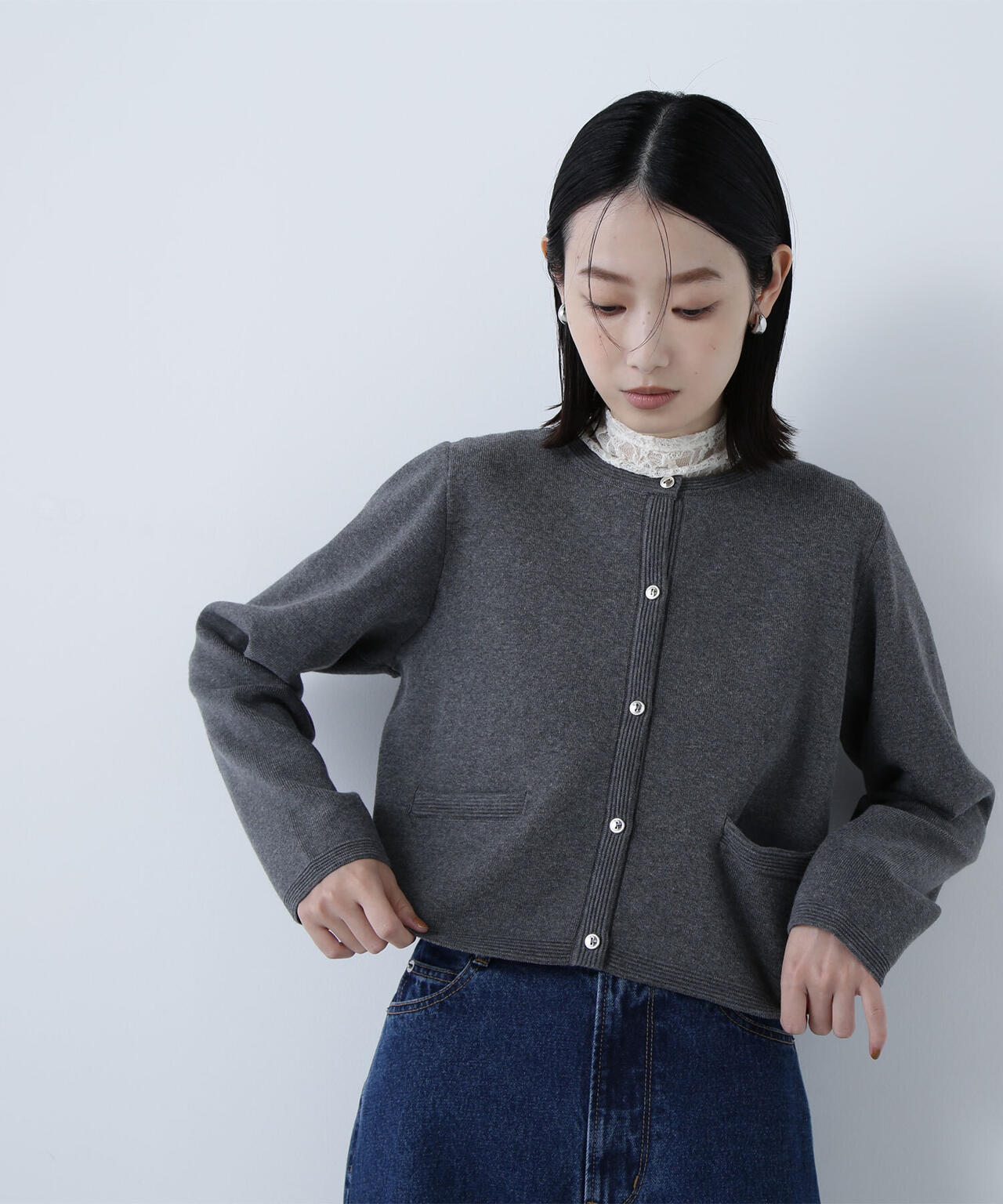 Nknit シルクコットン カーディガン 洗える コットンシルクカーディガン－ナースリー公式通販（看護師