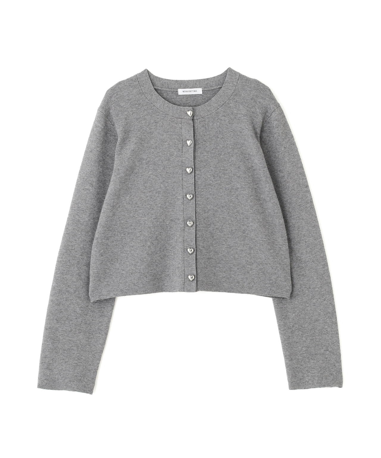ハートボタンニットジャケット