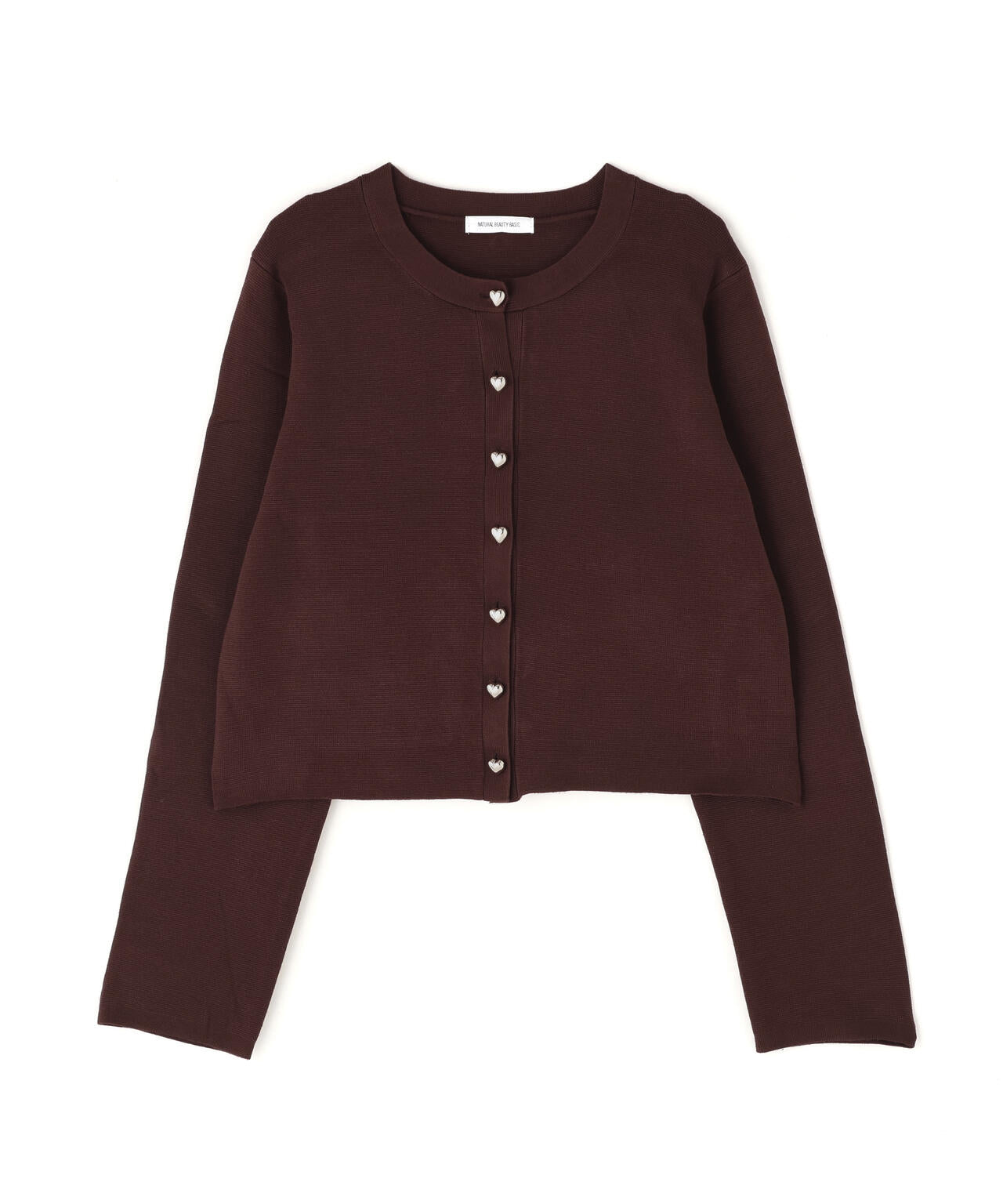 ハートボタンニットジャケット