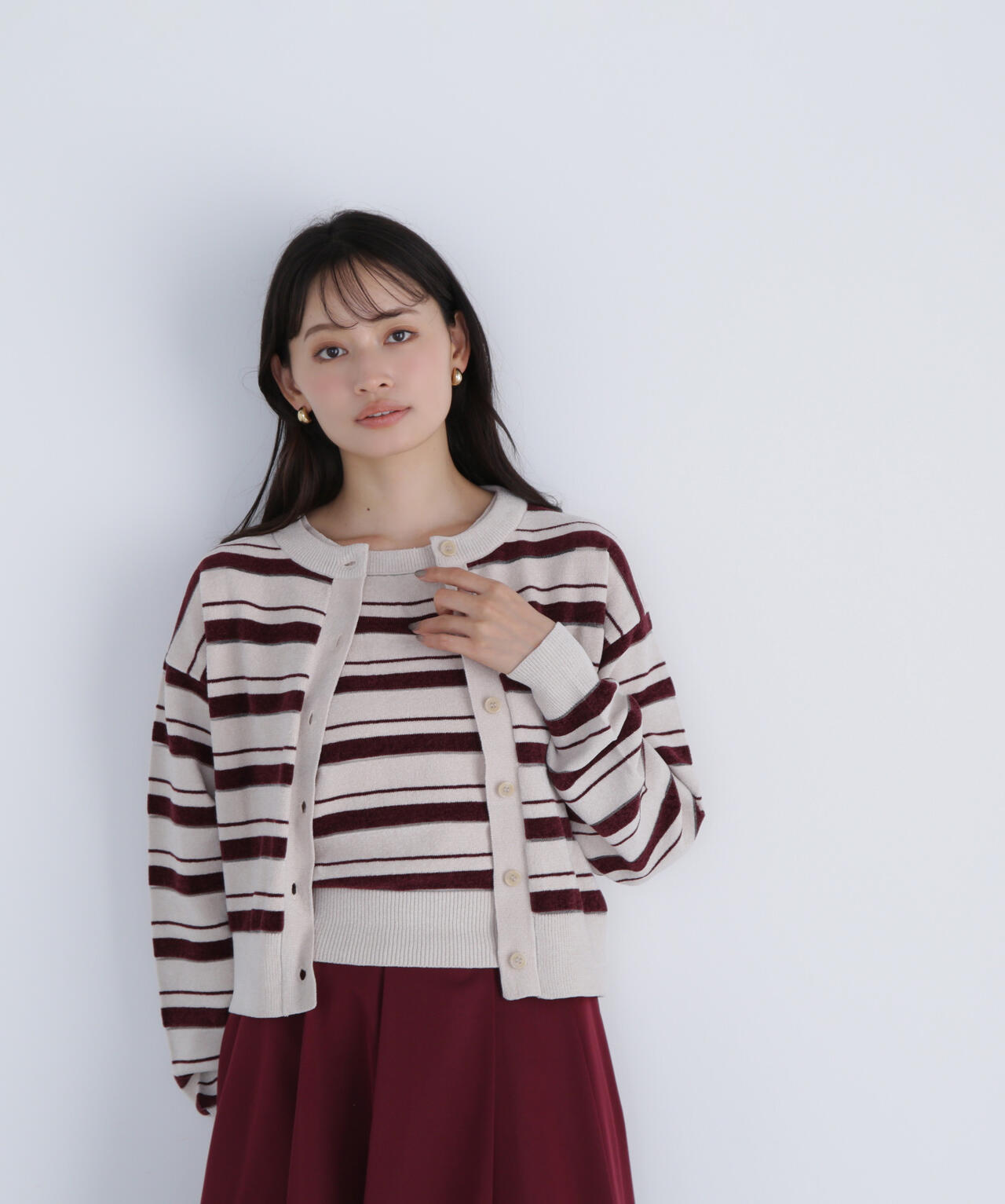 THINK NATURAL】シアーボーダーアンサンブル | NATURAL BEAUTY BASIC