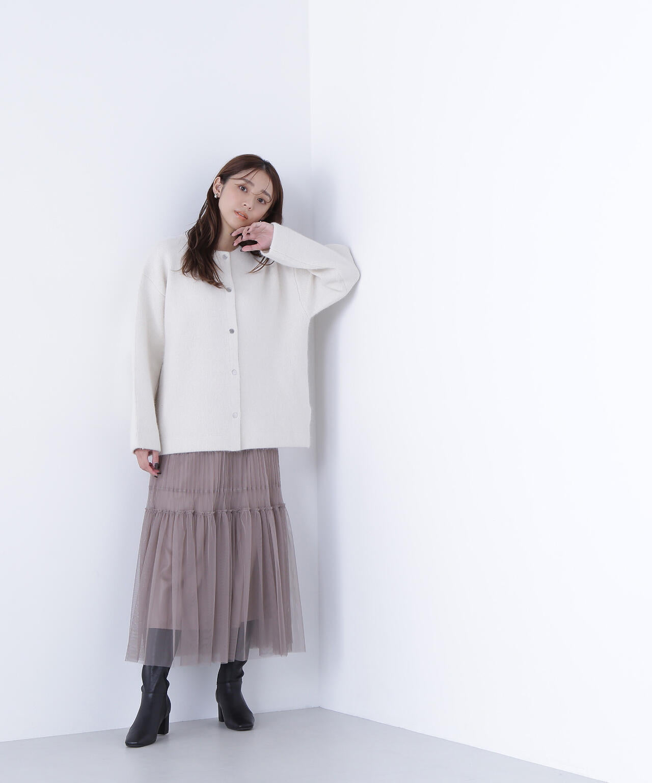 FOX接結コーディガン