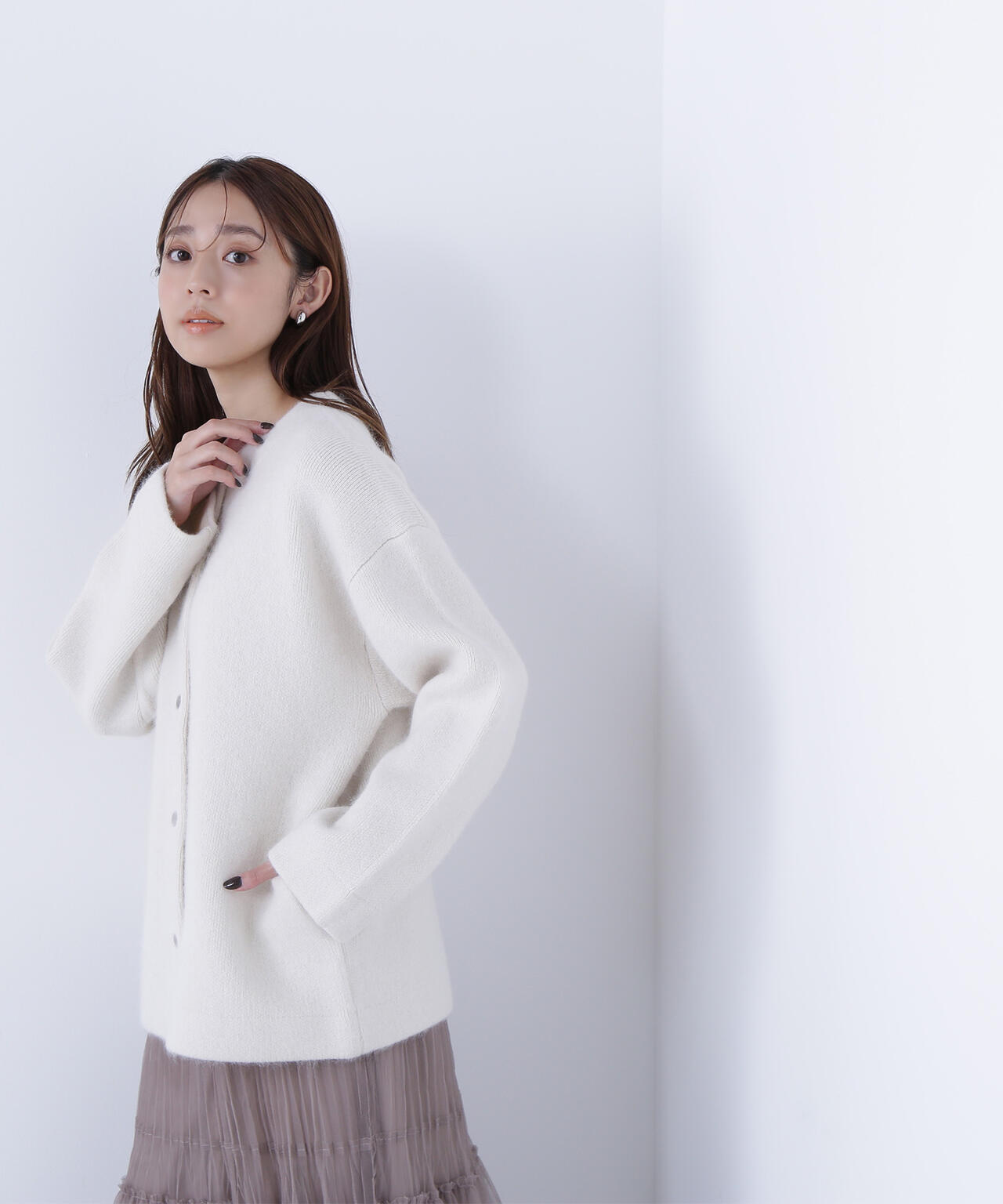 FOX接結コーディガン