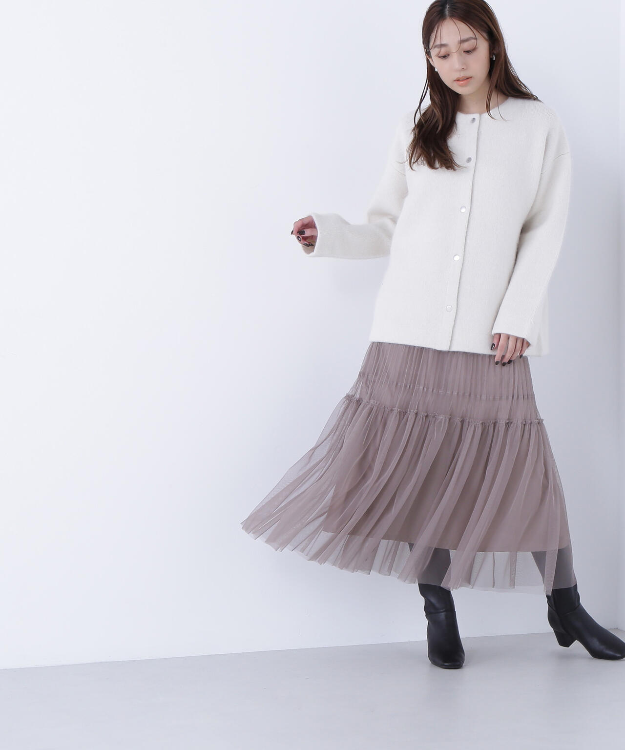 FOX接結コーディガン