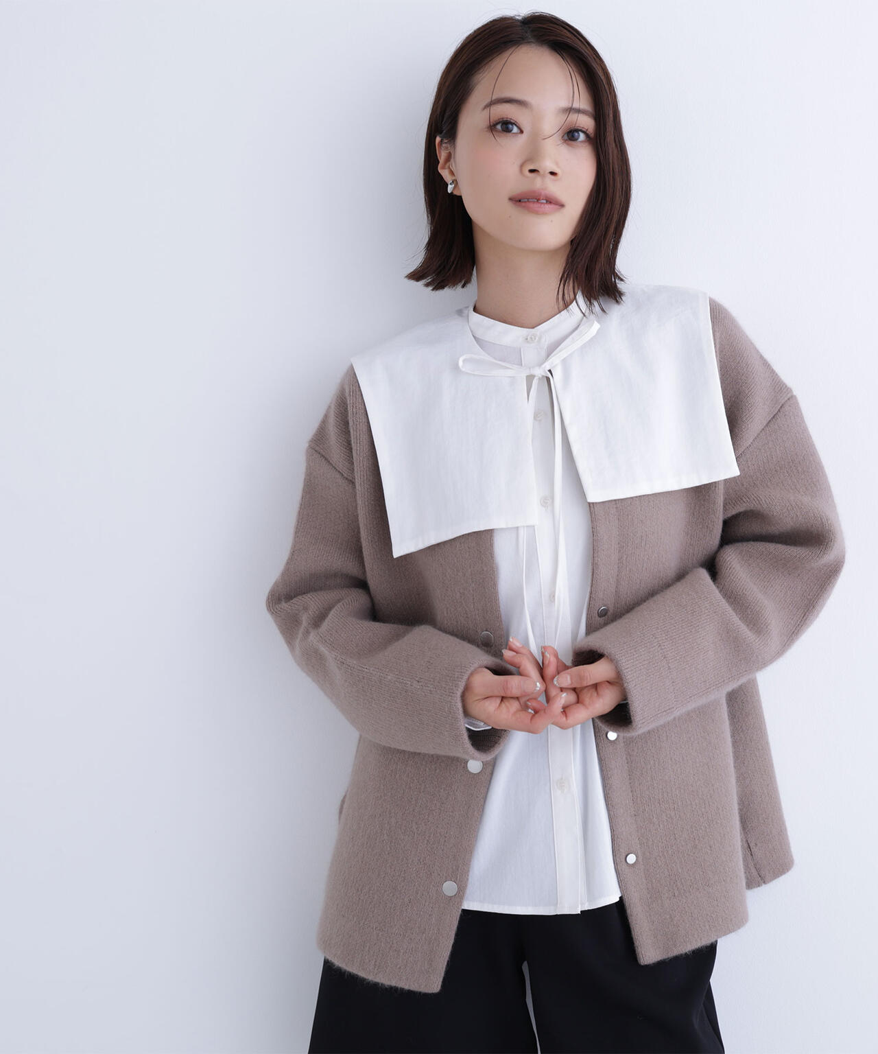 未使用 ナチュラルビューティーベーシック FOX接結コーディガン FOX接結コーディガン | NATURAL BEAUTY BASIC（ナチュラル