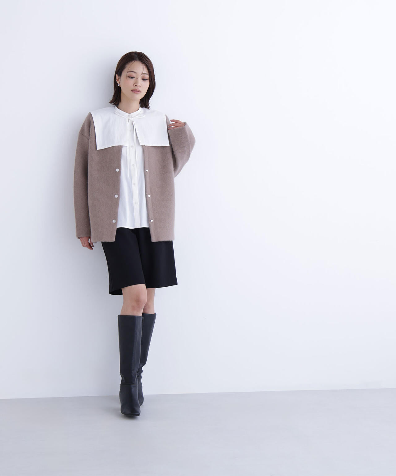 未使用 ナチュラルビューティーベーシック FOX接結コーディガン FOX接結コーディガン | NATURAL BEAUTY BASIC（ナチュラル