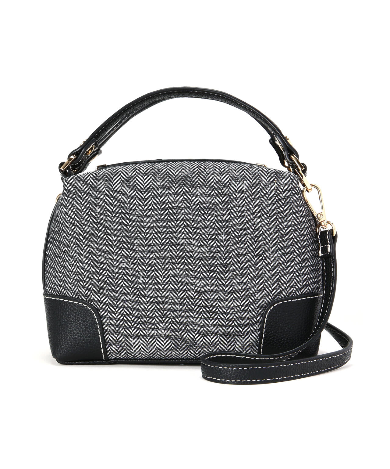 【Oggi掲載】ツイードキューブボストンバッグ