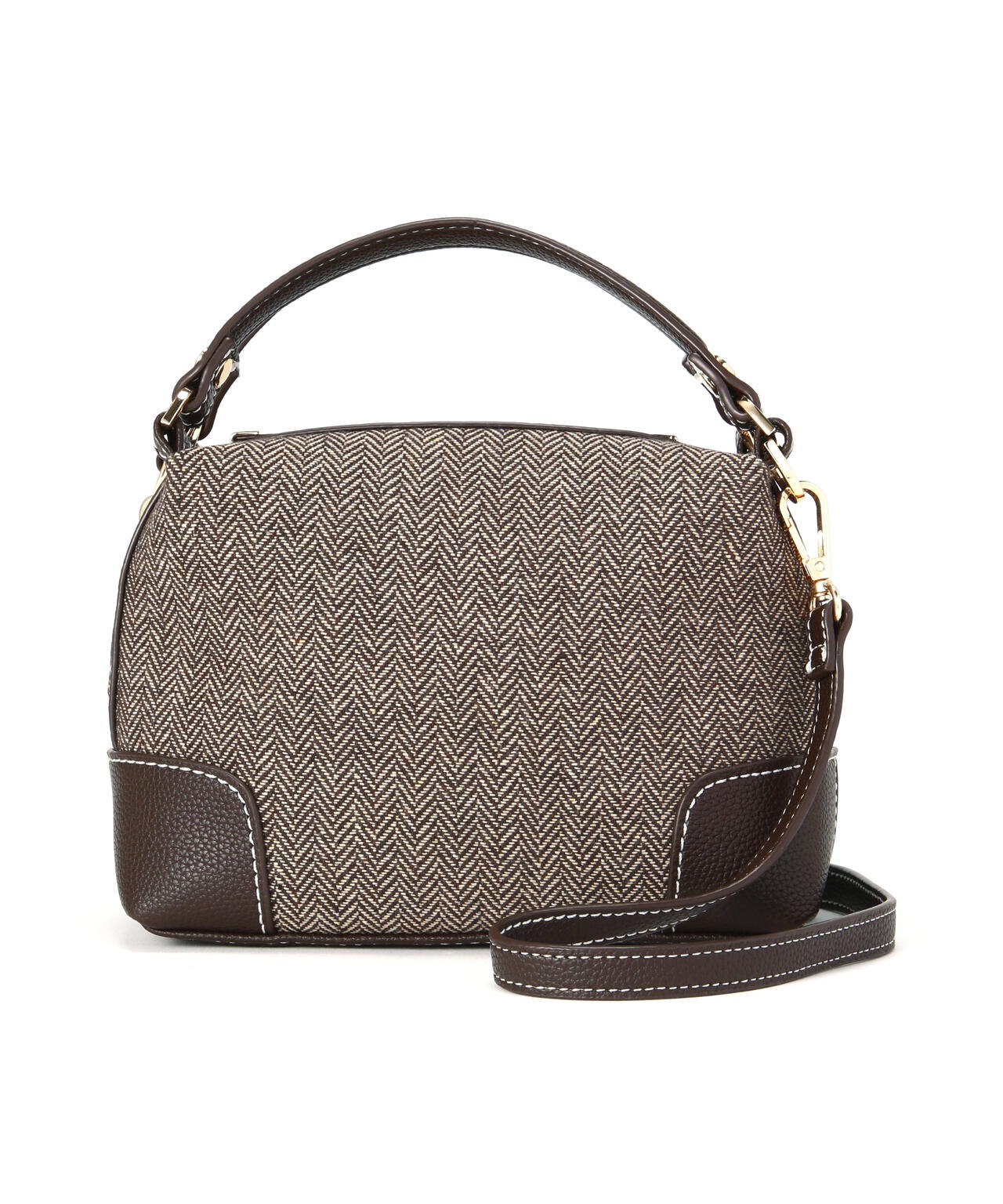 【Oggi掲載】ツイードキューブボストンバッグ