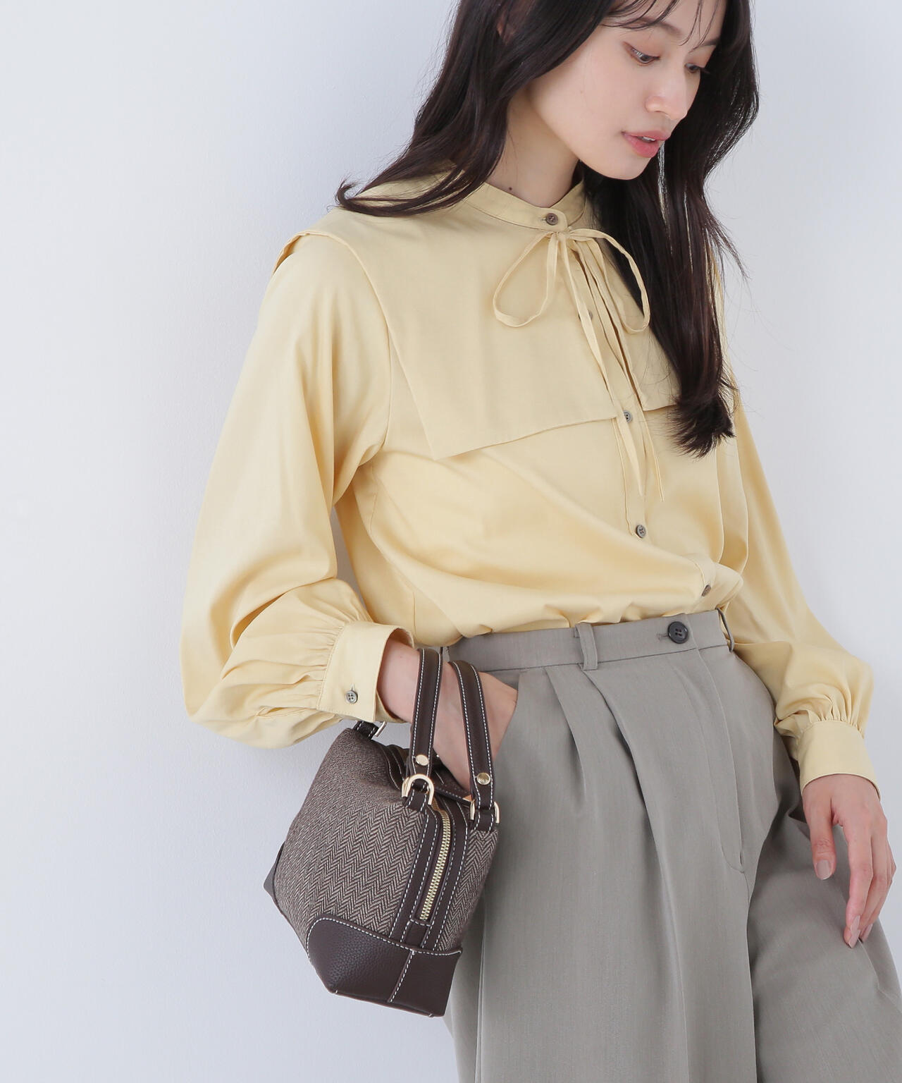 Oggi掲載】ツイードキューブボストンバッグ | NATURAL BEAUTY BASIC