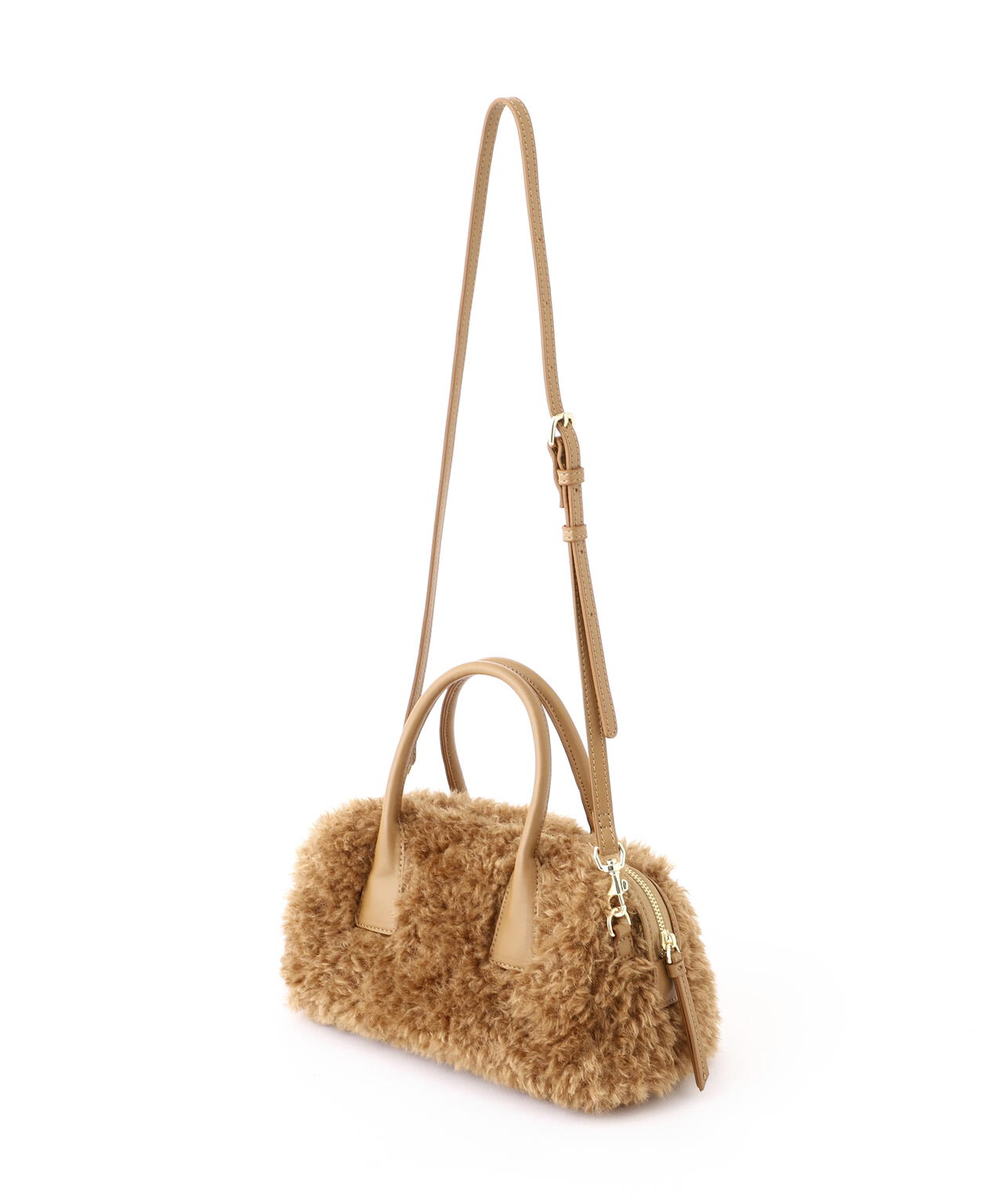 白宮みずほさんコラボ】リボンチャームファーボストン | NATURAL