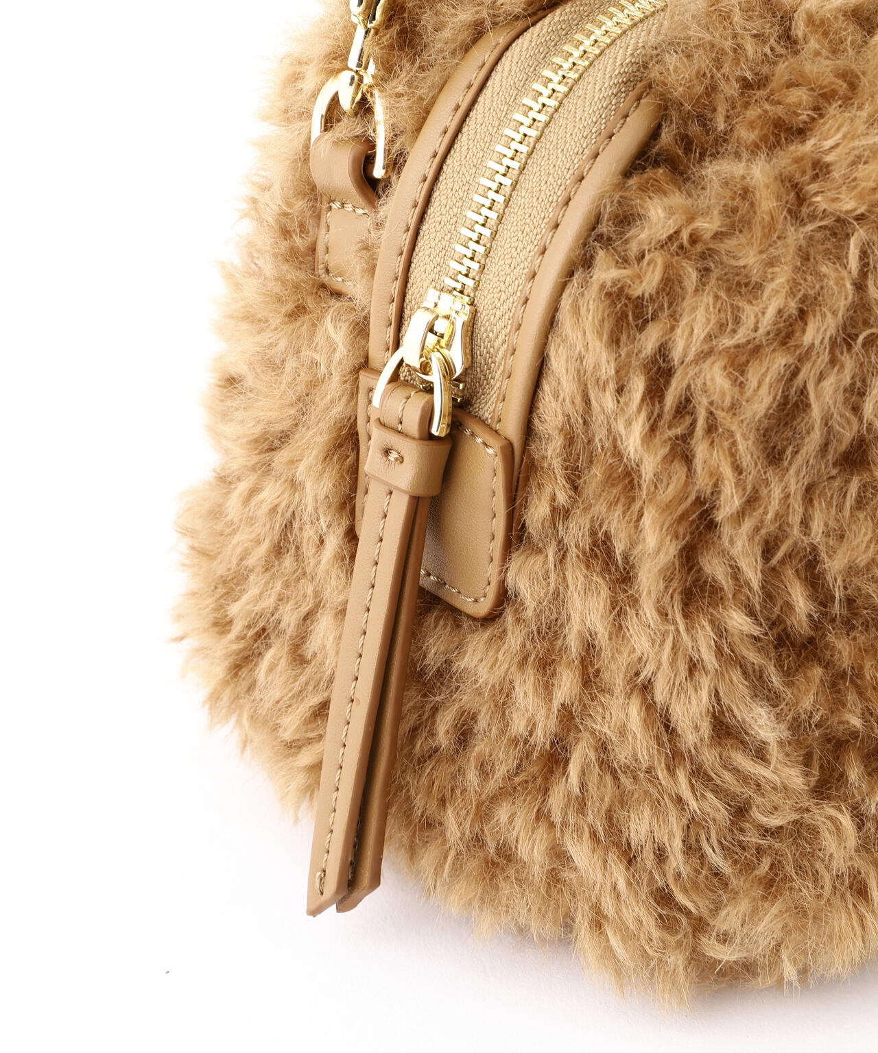 白宮みずほさんコラボ】リボンチャームファーボストン | NATURAL