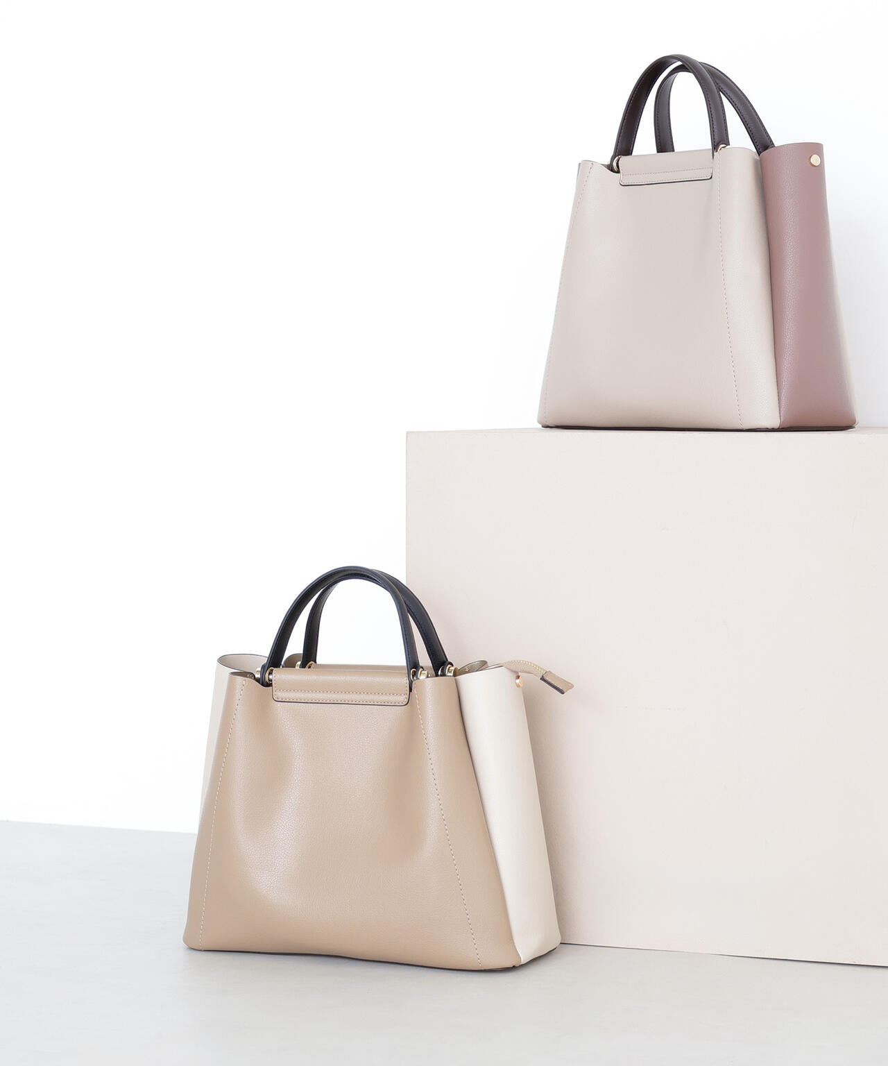 2wayバーハンドルトートバッグ