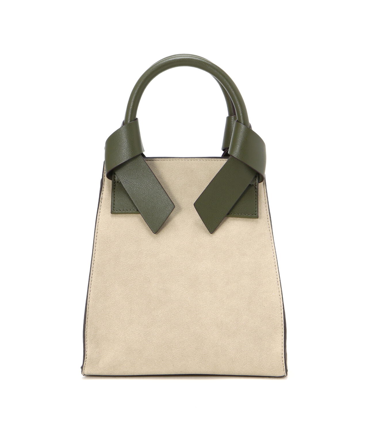 リボンハンドルトートバッグ