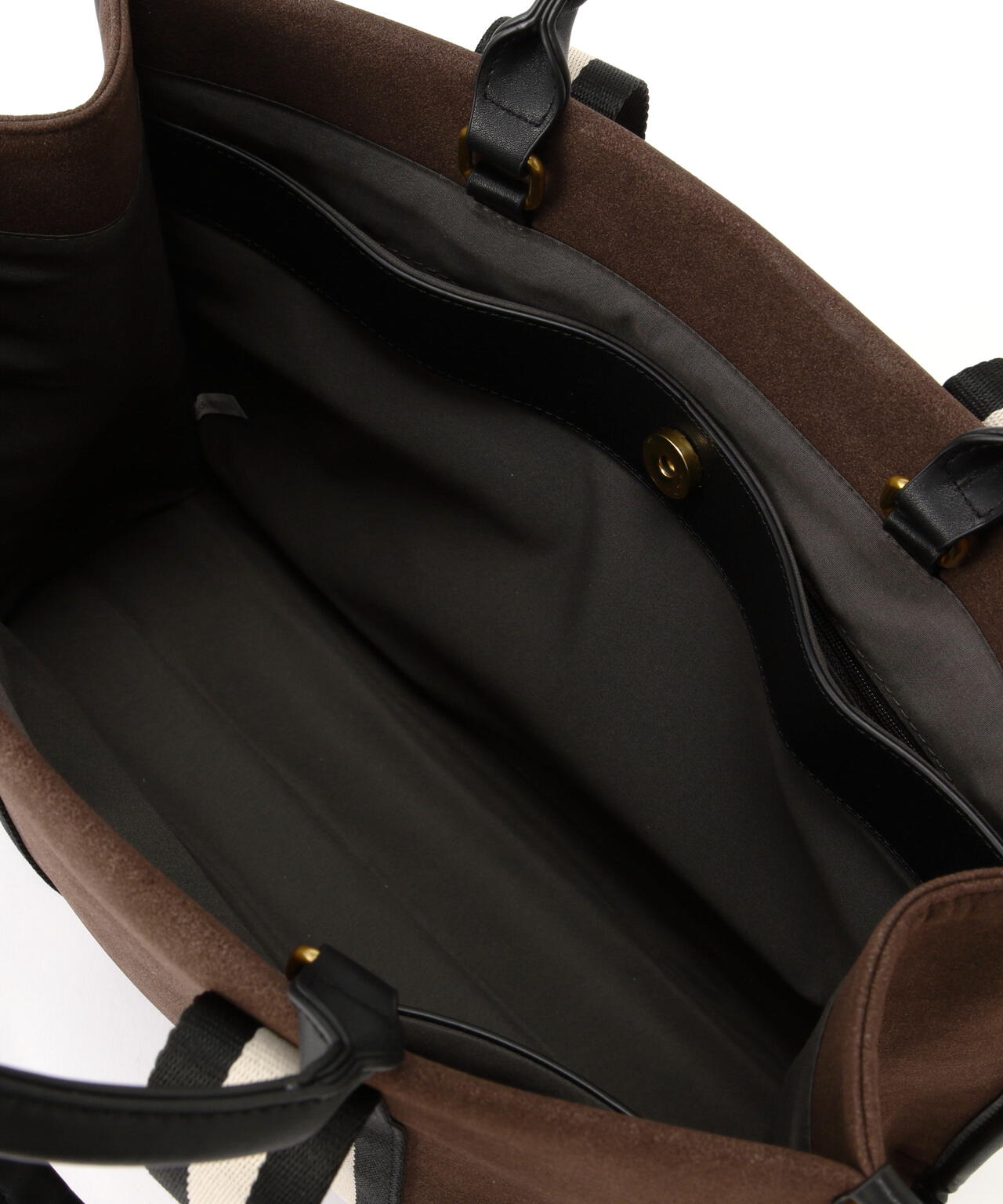 スウェードタッチ2wayテープトートバッグ