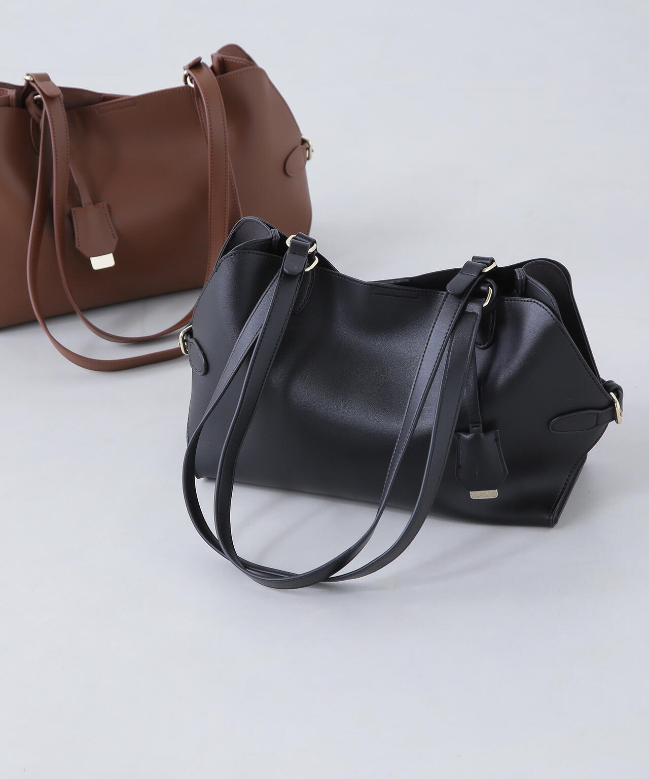 ロングハンドルクラムトートバッグ | NATURAL BEAUTY BASIC