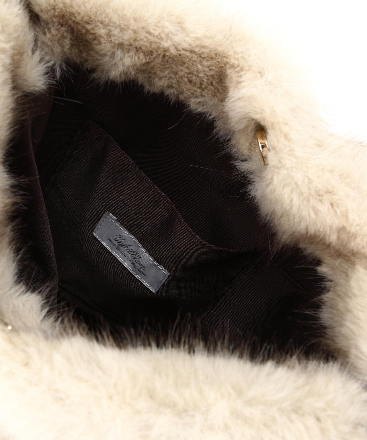 【Oggi掲載】フェイクミンクワンショルダーバッグ