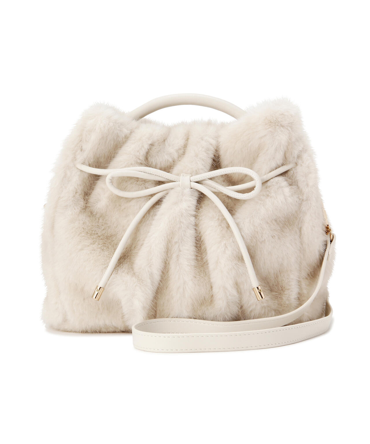 フェイクミンクラウンドバッグ | NATURAL BEAUTY BASIC（ナチュラル