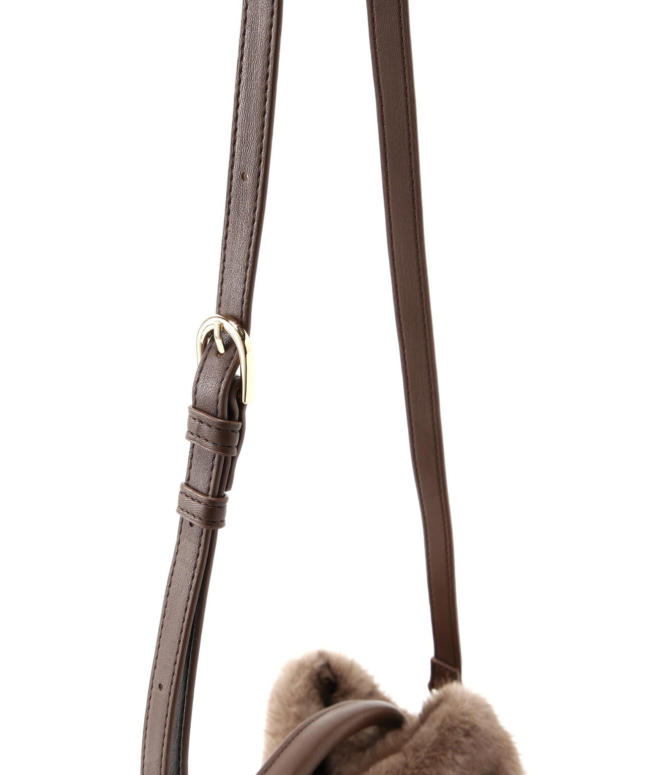 フェイクミンクラウンドバッグ | NATURAL BEAUTY BASIC（ナチュラル