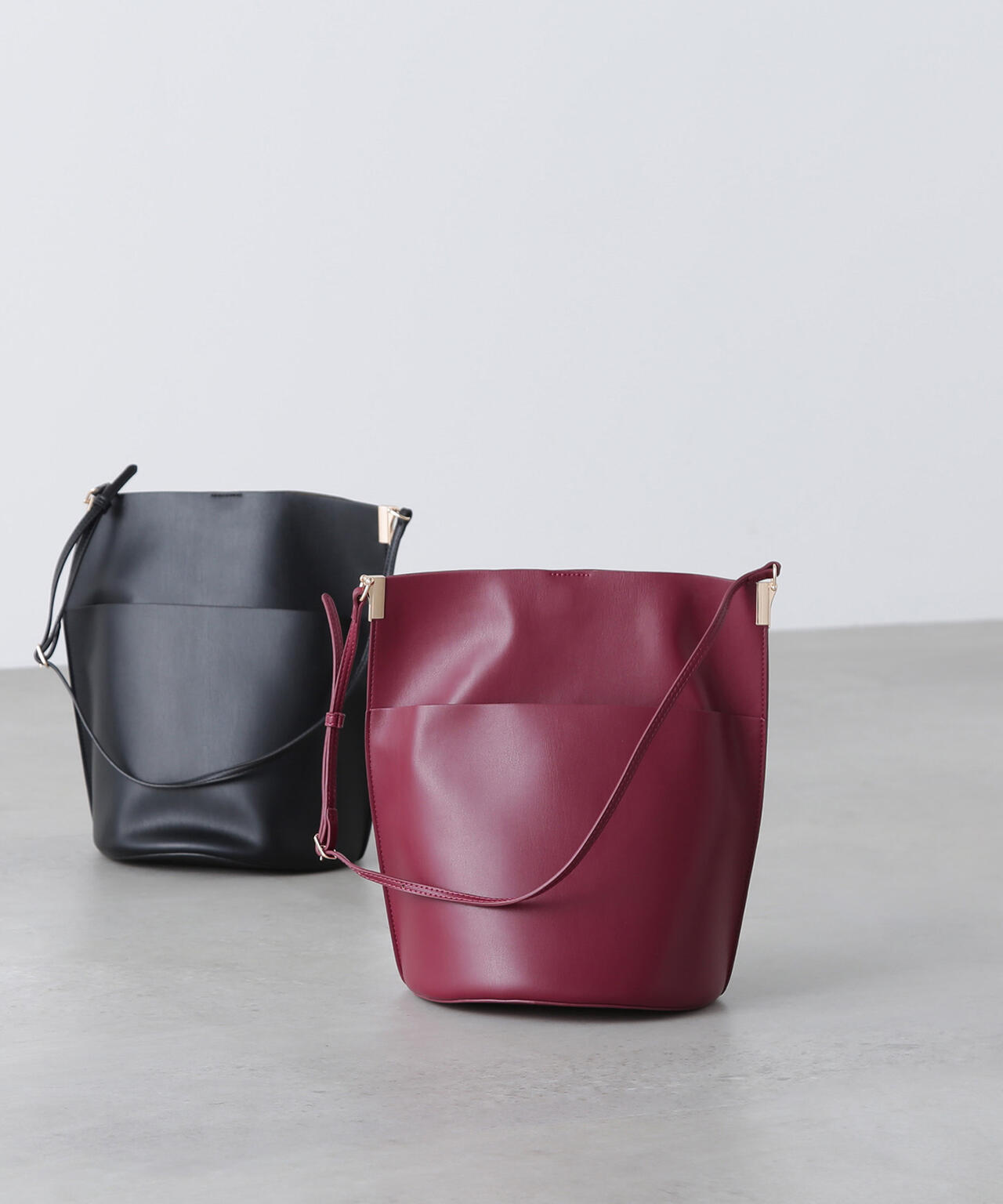 【Oggi掲載】ナローストラップバケットバッグ