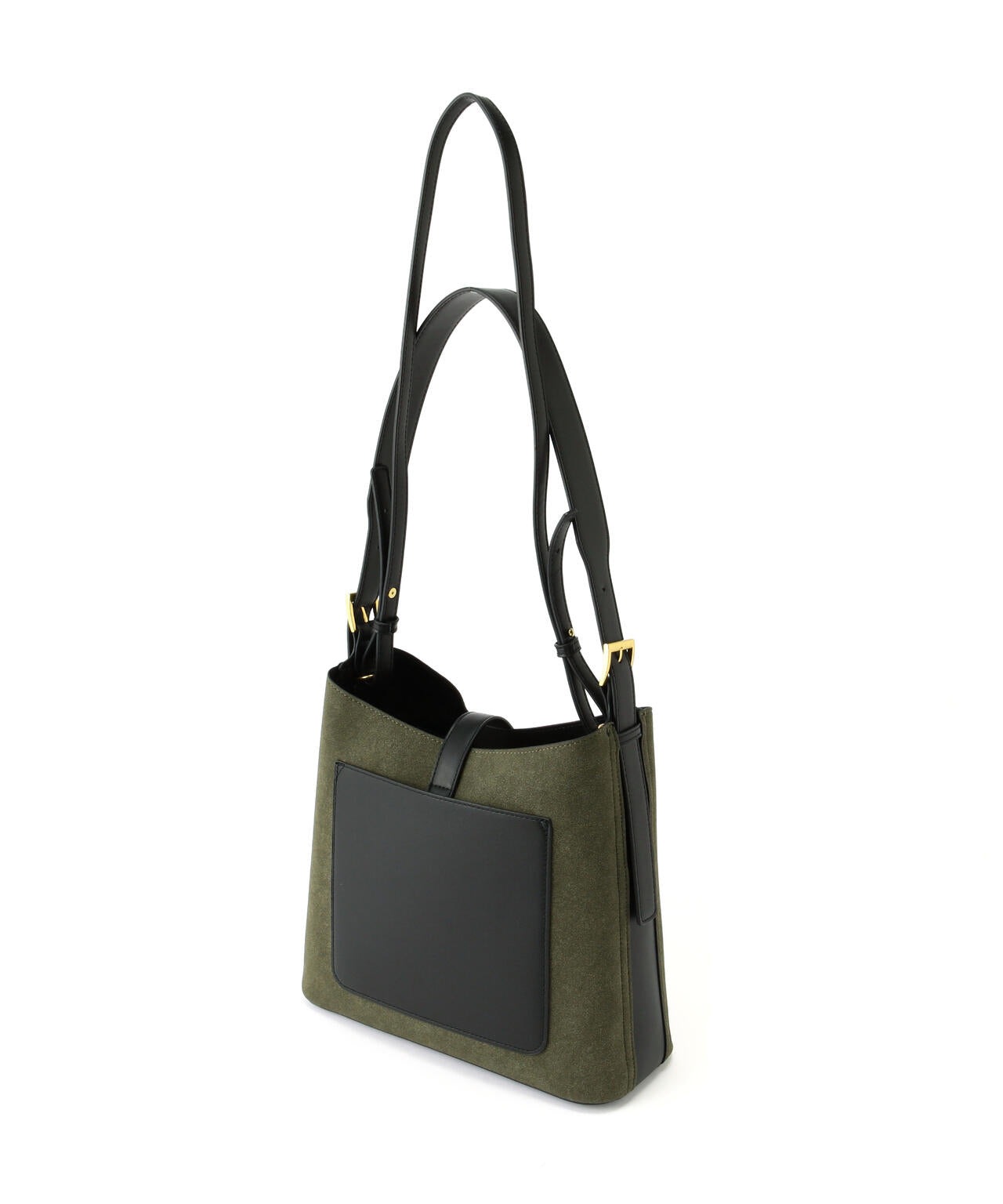 【Oggi掲載】スウェードコンビワンショルダーバッグ