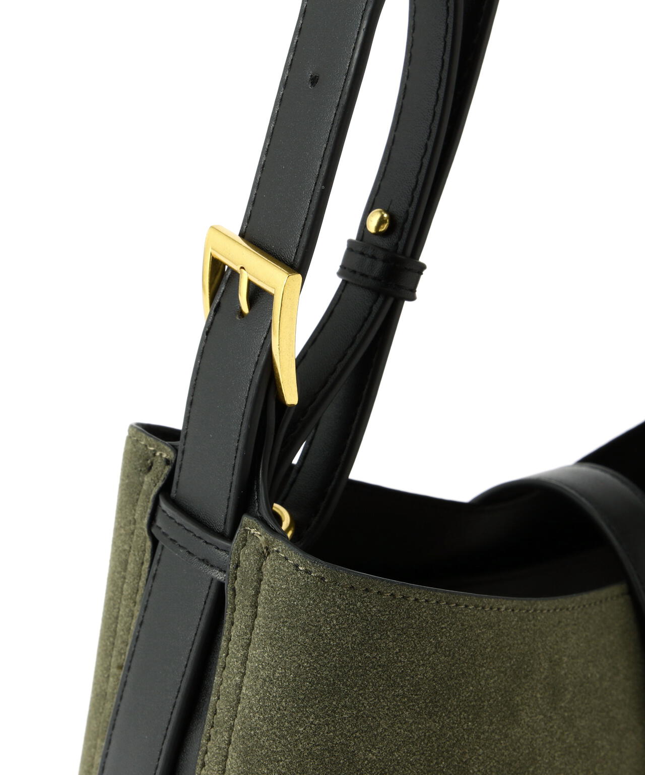 【Oggi掲載】スウェードコンビワンショルダーバッグ