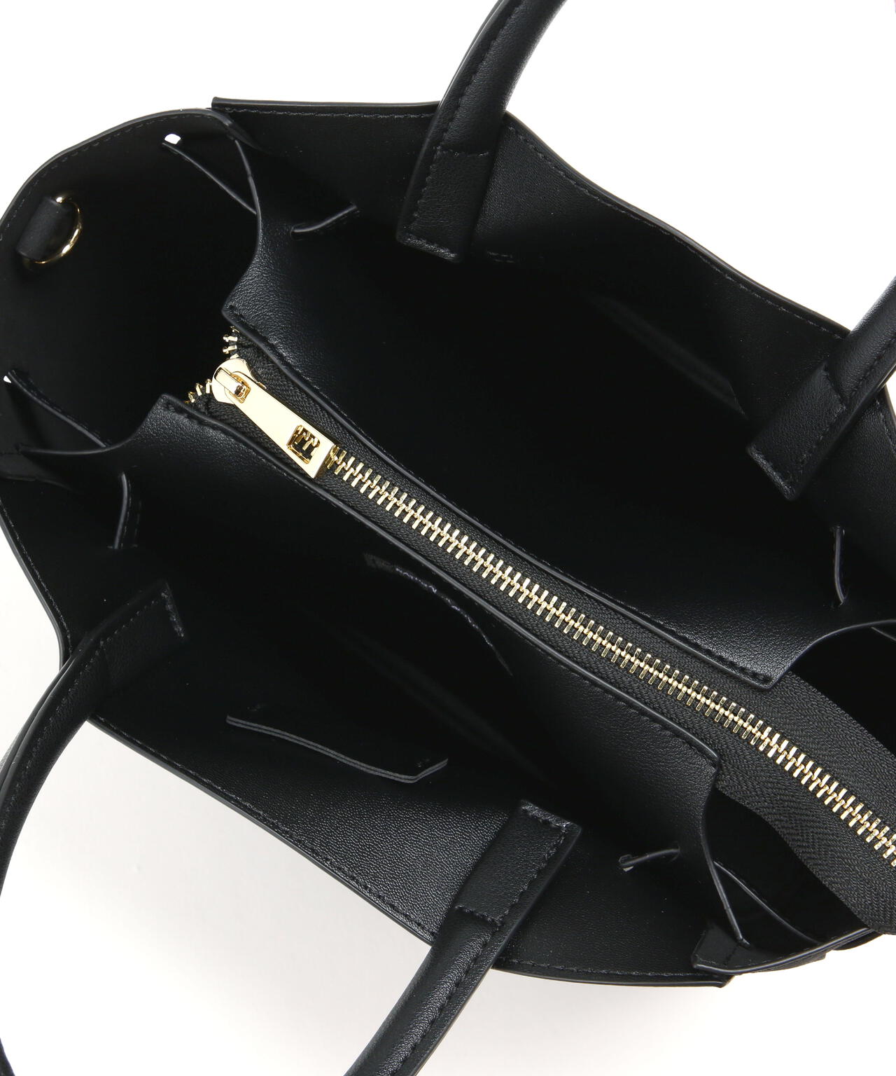 トライカラーコンビバケットバッグ