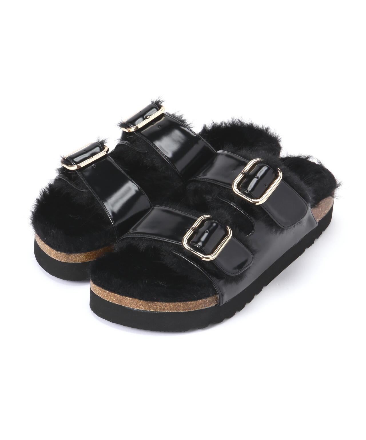 ファーフットベッドサンダル