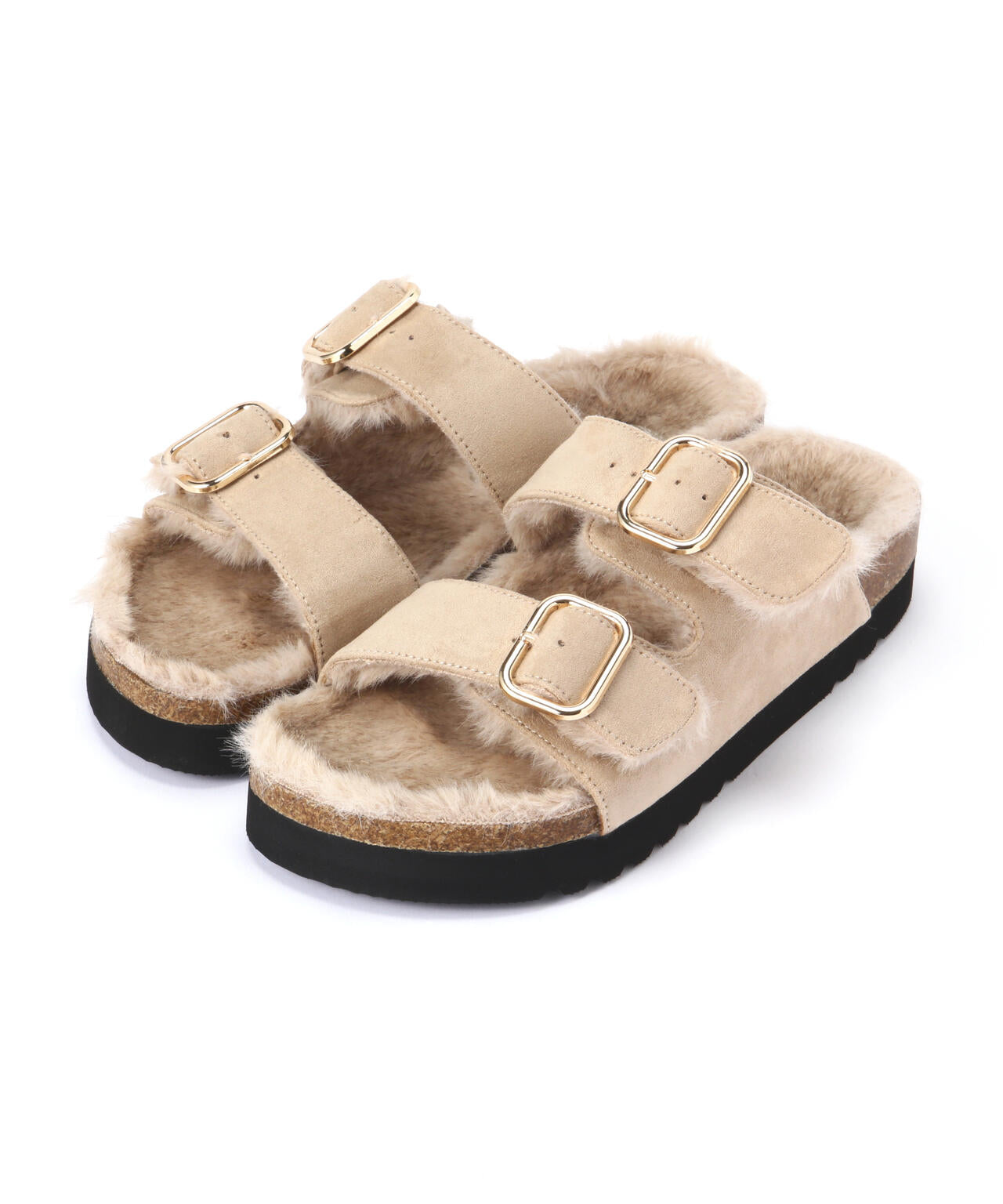 ファーフットベッドサンダル | NATURAL BEAUTY BASIC（ナチュラル