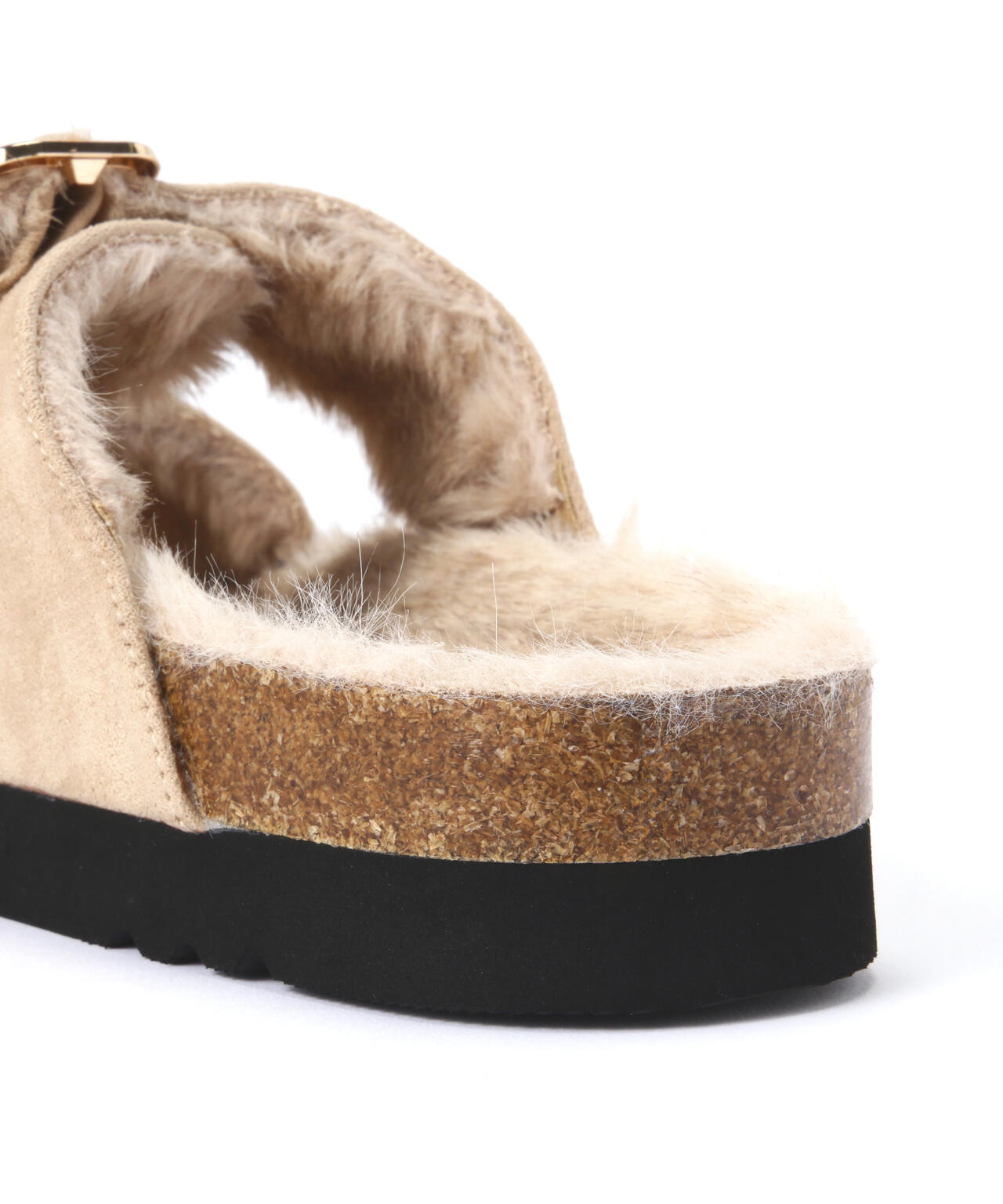 ファーフットベッドサンダル