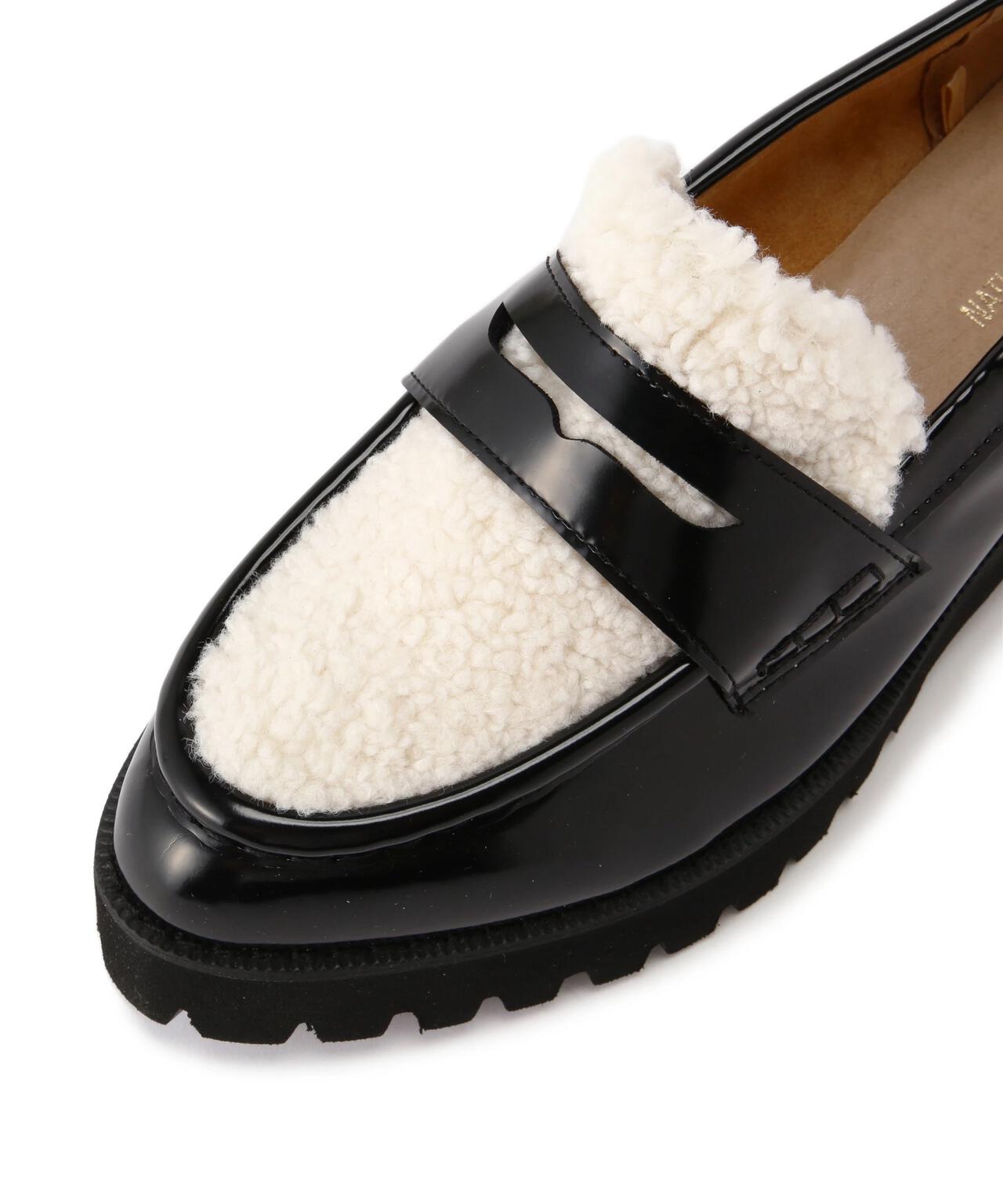 ボアコンビローファー