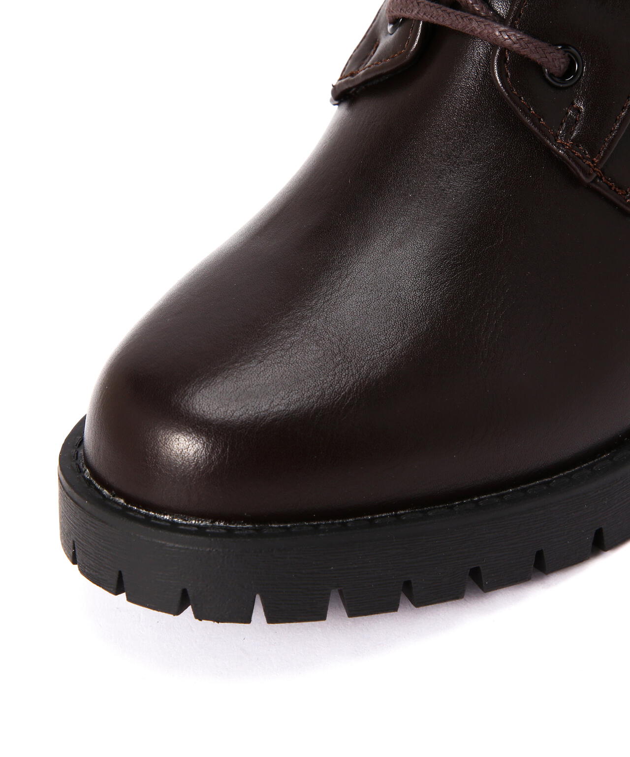 レースアップミドルブーツ