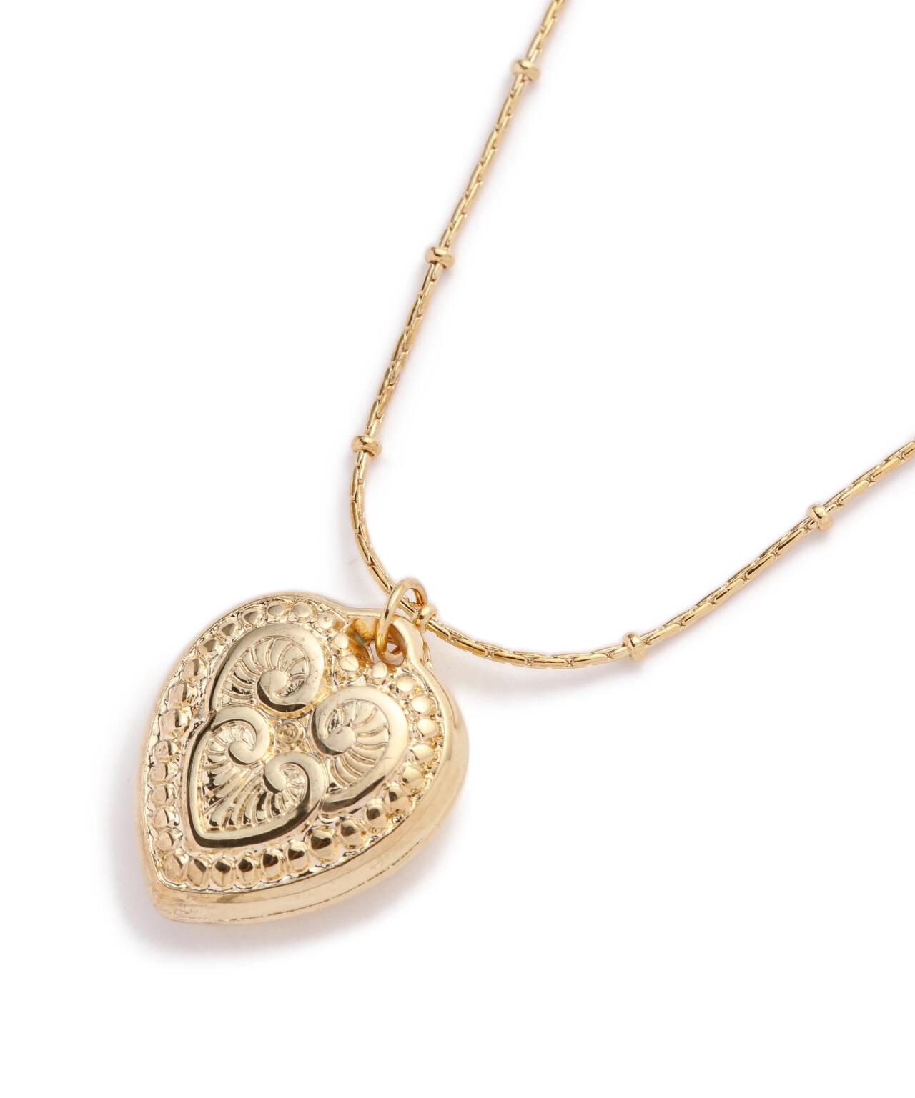 ハートロケットネックレス