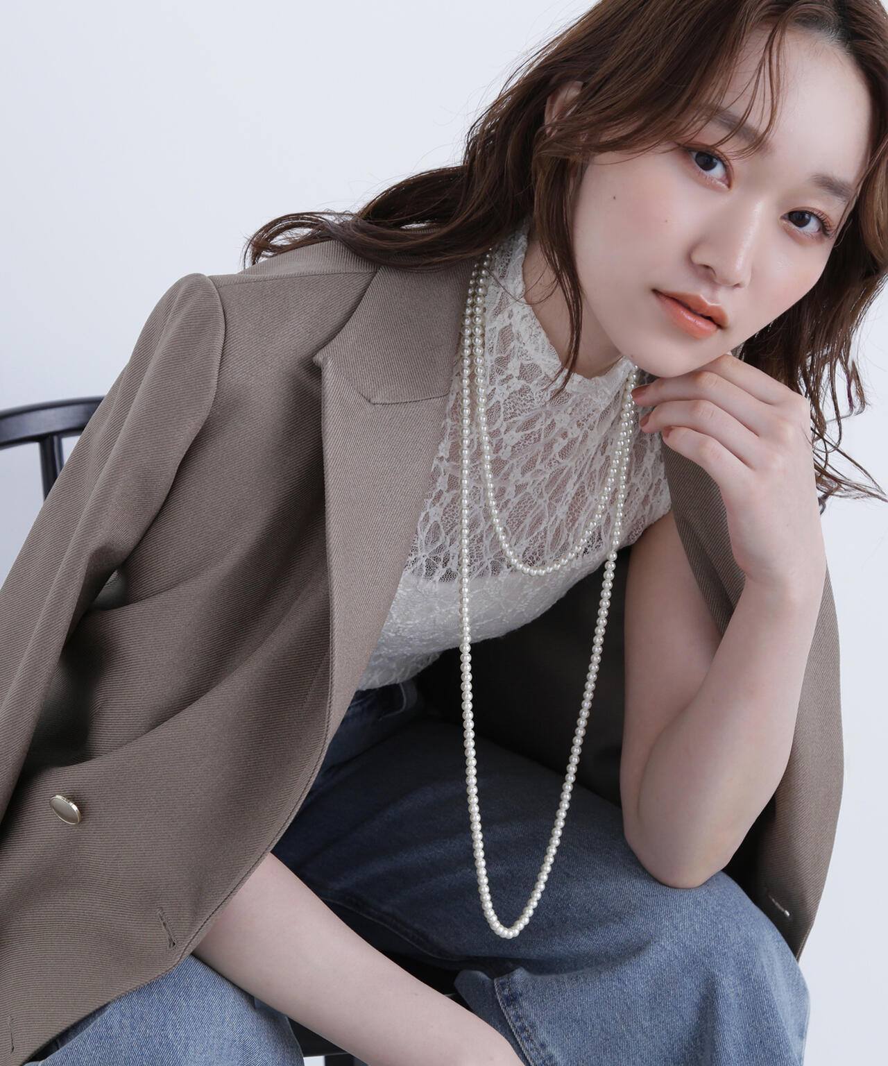 ナローパールネックレス | NATURAL BEAUTY BASIC（ナチュラル