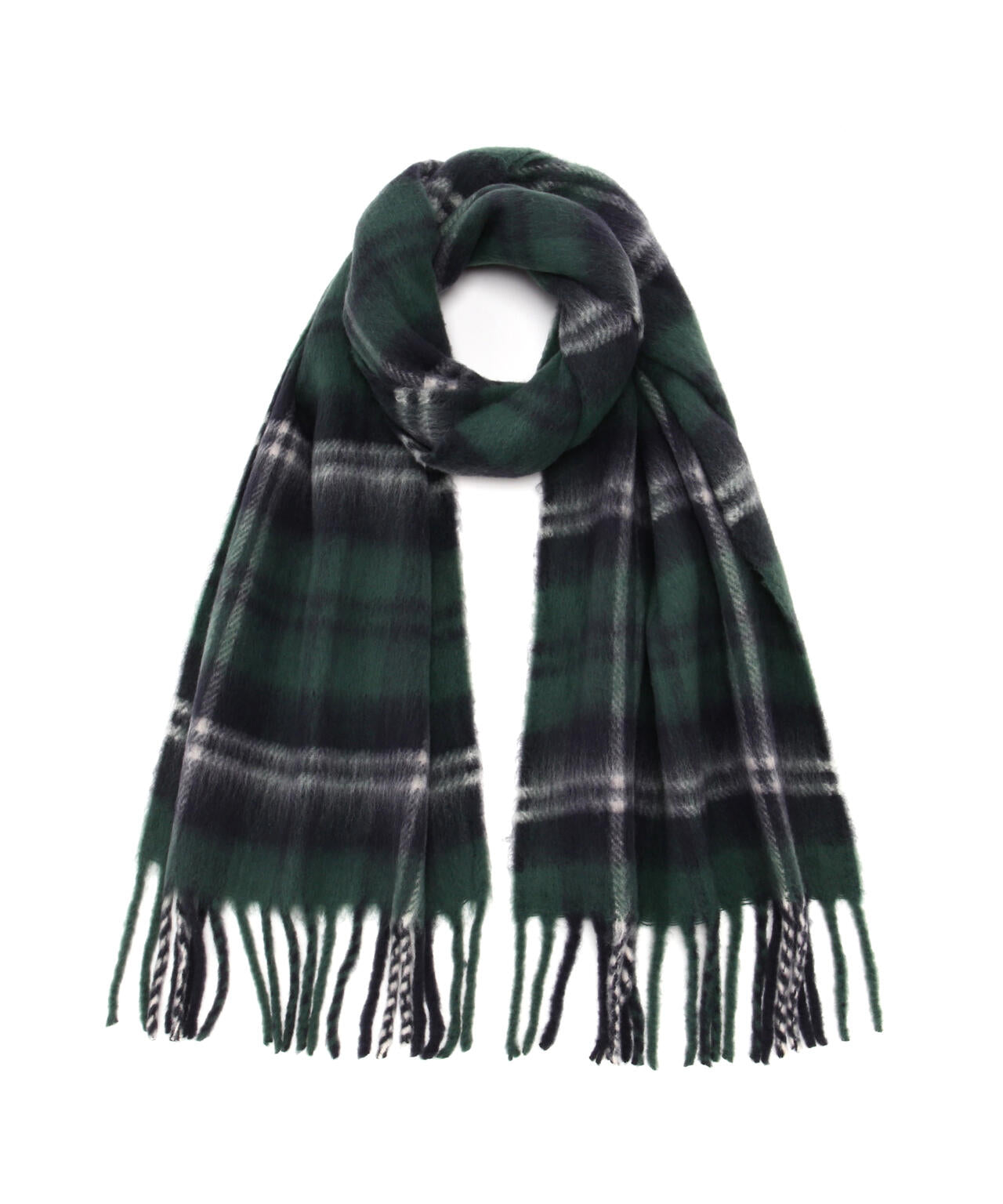 ソフトブークレーチェックマフラー