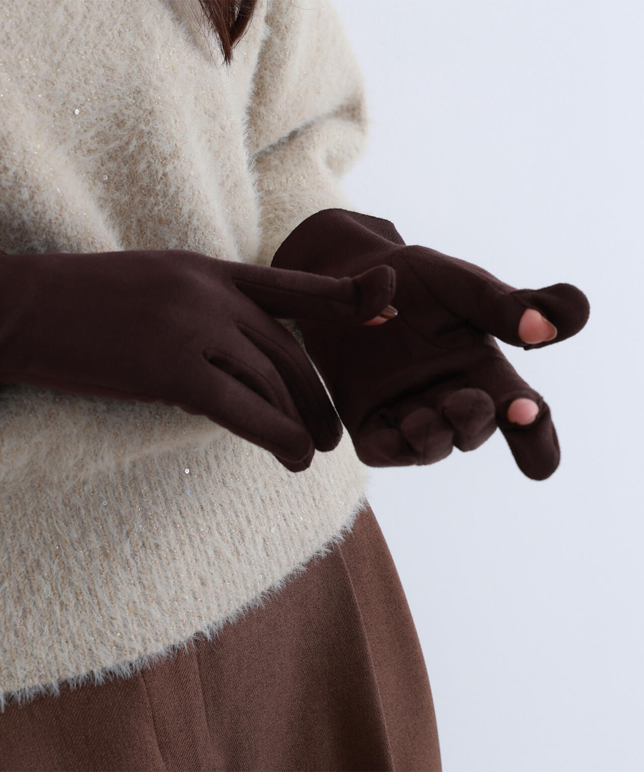 フェイクスウェードグローブ