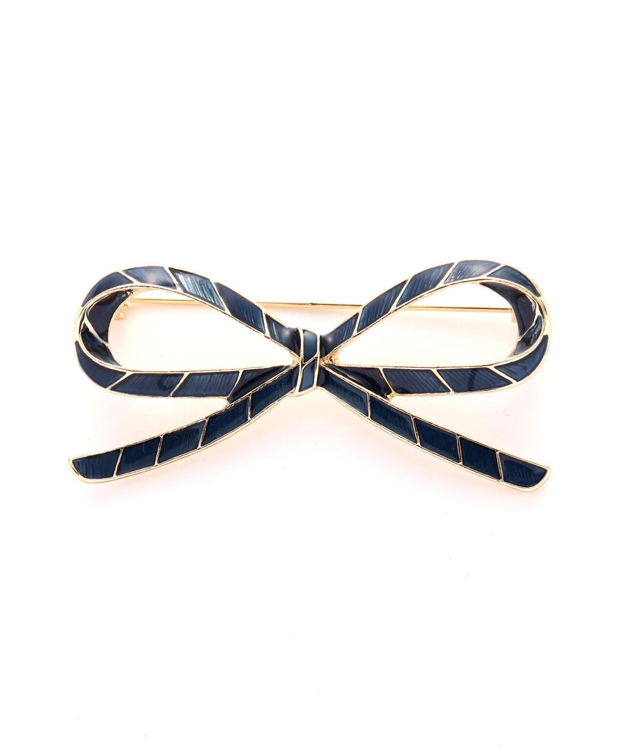 レジメンタイリボンブローチ | NATURAL BEAUTY BASIC（ナチュラル