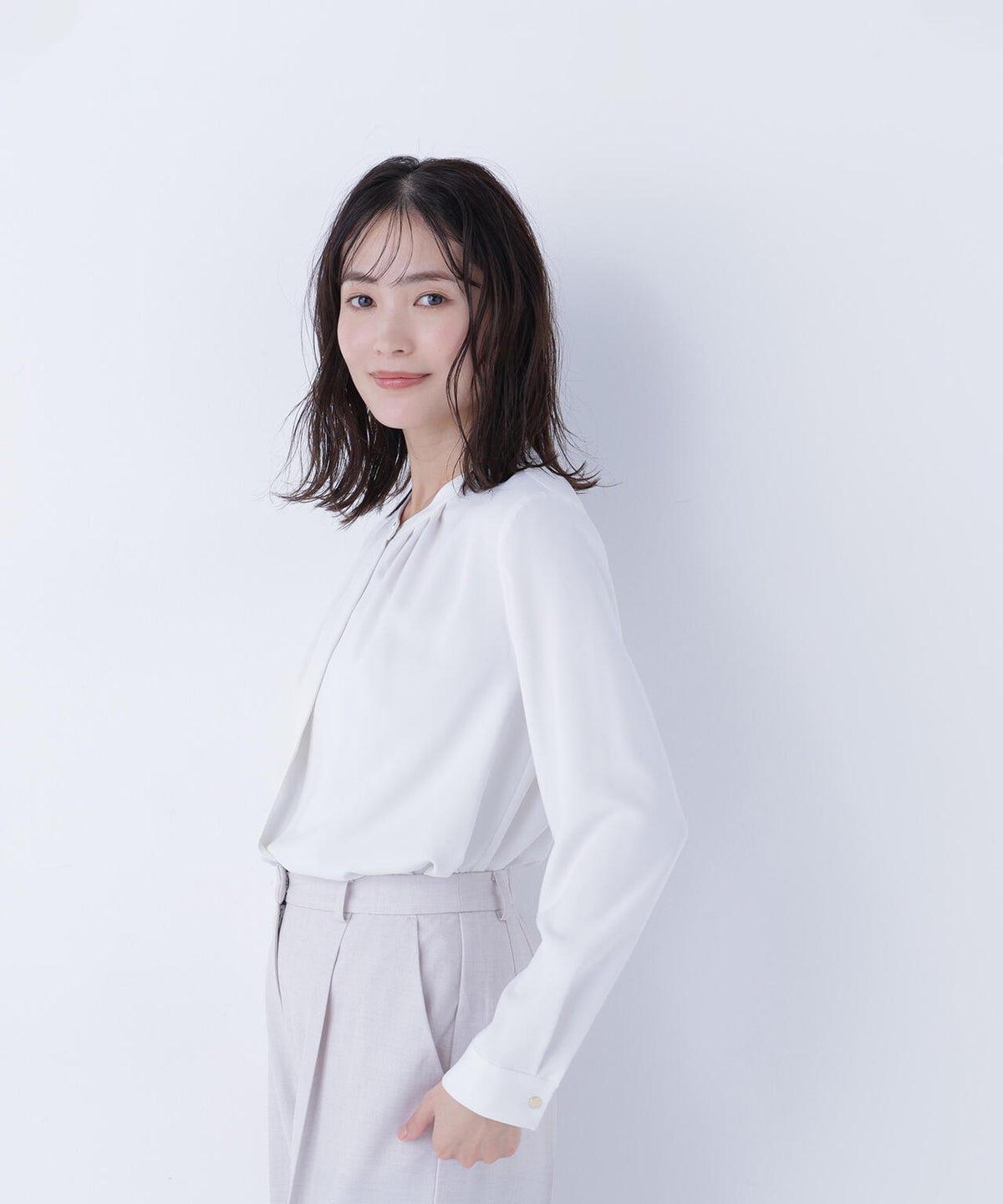 フロントタックブラウス | NATURAL BEAUTY BASIC（ナチュラル 