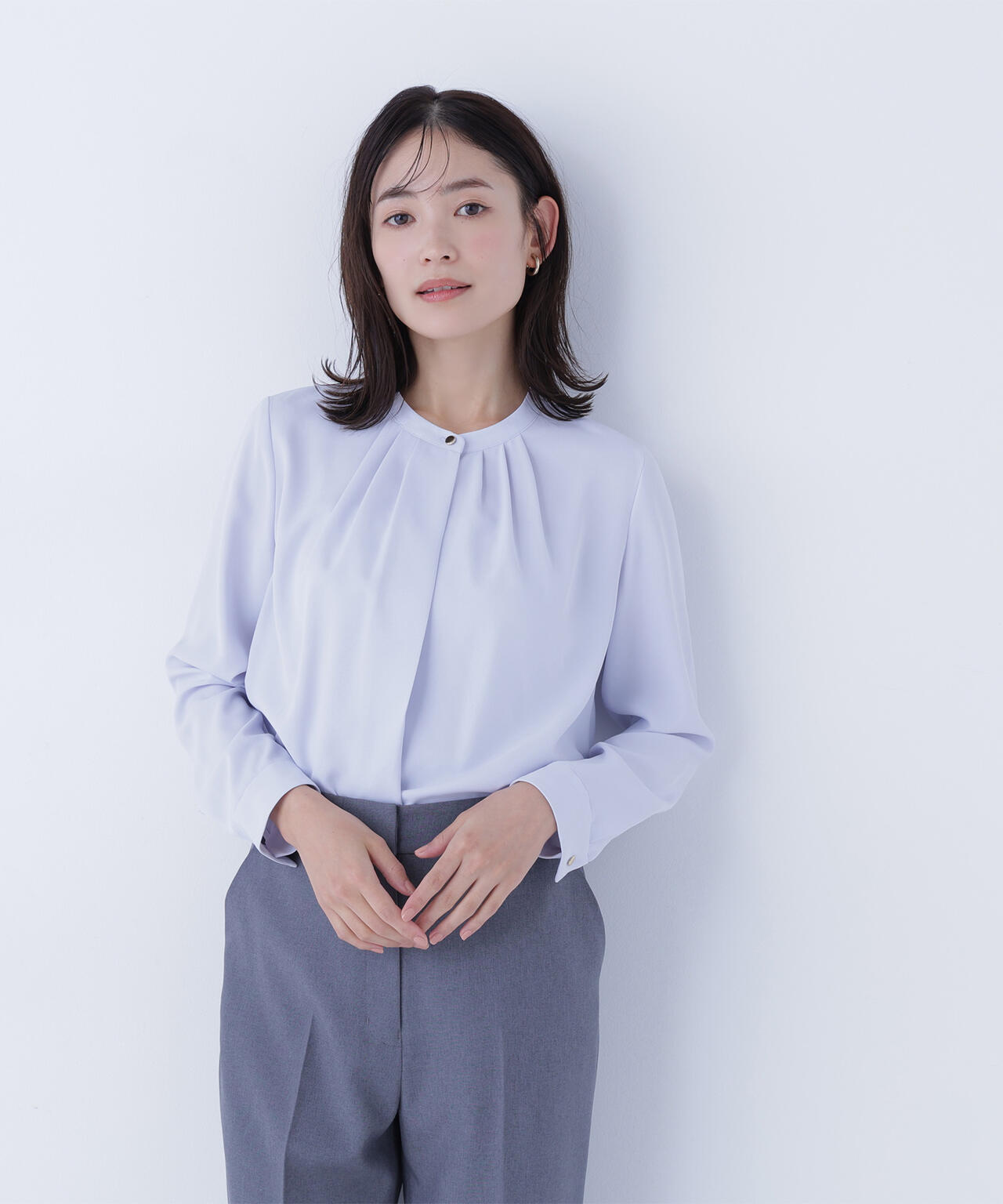 ナチュラルビューティーベーシック‧✧̣̥̇‧ブラウス フロントタックブラウス | NATURAL BEAUTY BASIC（ナチュラル