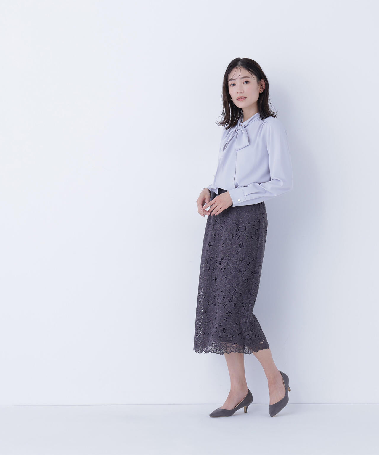 ２ＷＡＹリボンボウブラウス 2wayリボンボウブラウス | NATURAL BEAUTY BASIC（ナチュラル