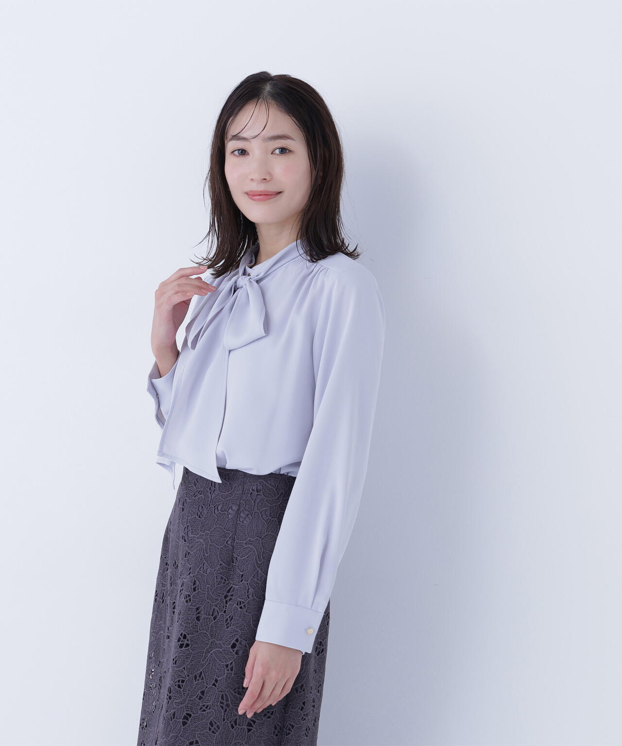 ２ＷＡＹリボンボウブラウス 2wayリボンボウブラウス | NATURAL BEAUTY BASIC（ナチュラル