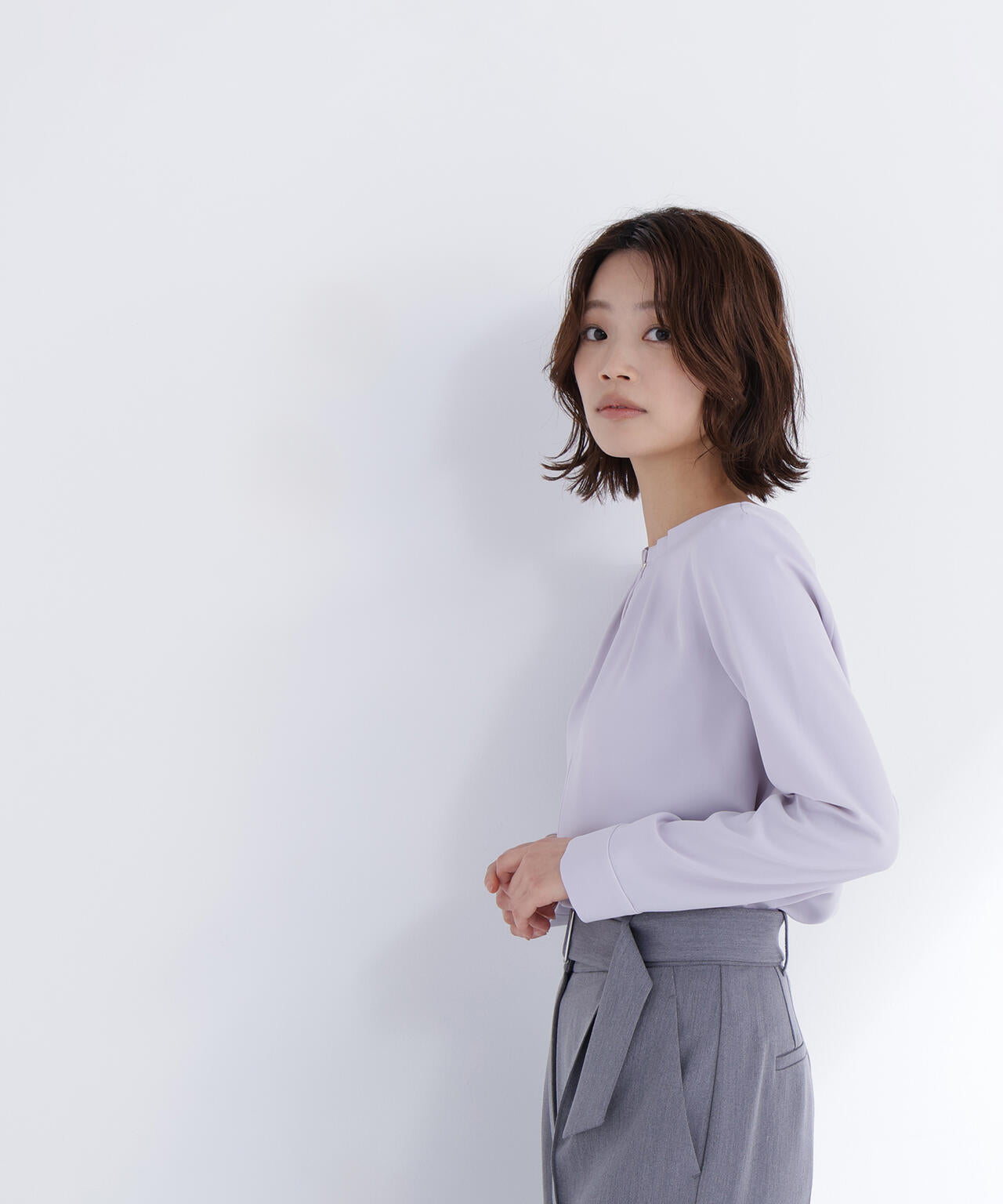 ネックタックブラウス | NATURAL BEAUTY BASIC（ナチュラル