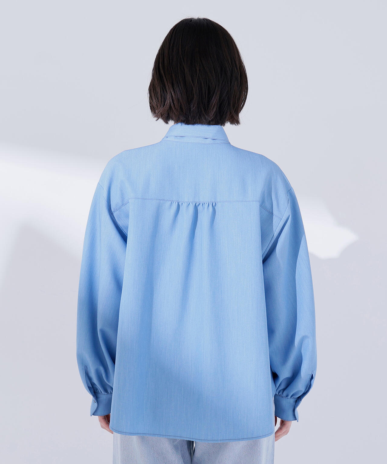 シャンブレーボウタイブラウス | NATURAL BEAUTY BASIC（ナチュラル