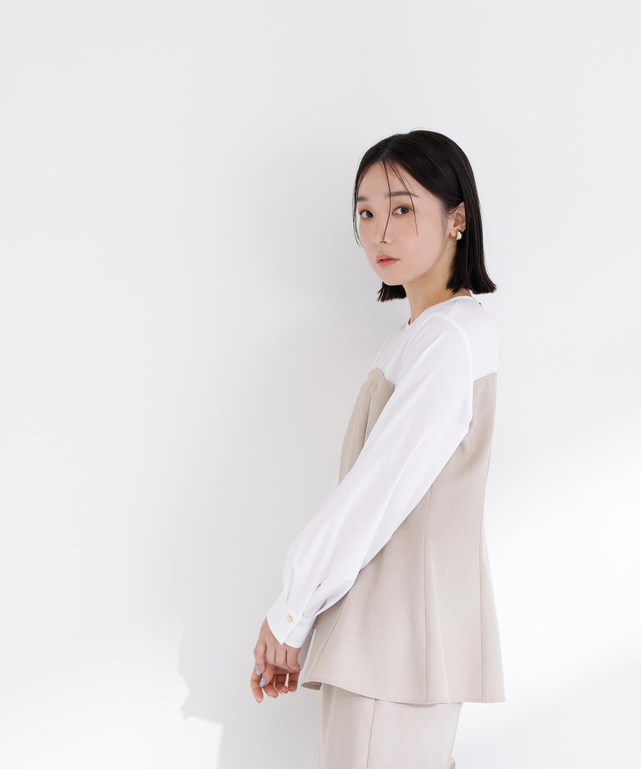 ビスチェドッキングブラウス ブラウス | NATURAL BEAUTY BASIC