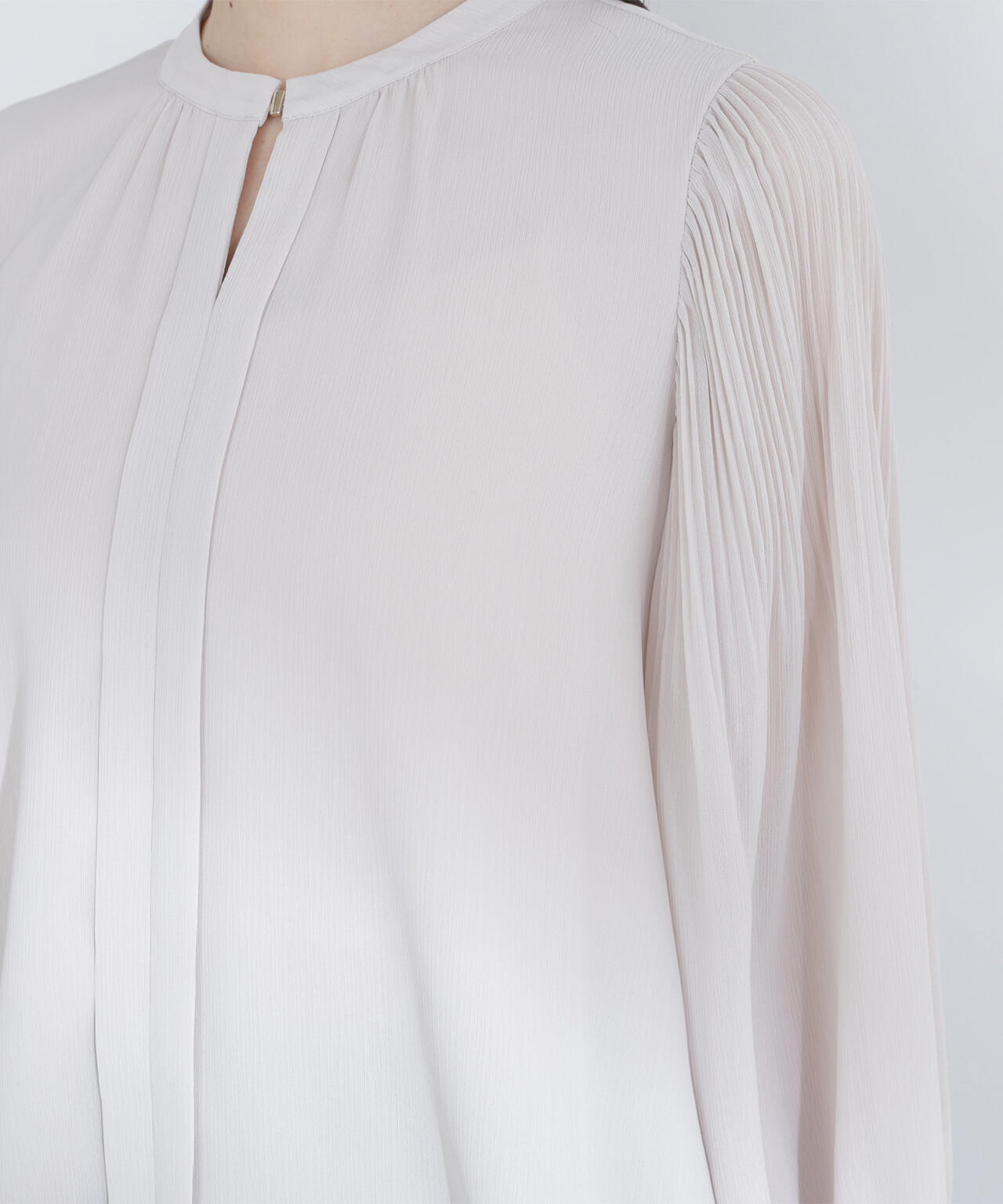 メタルポイント楊柳ブラウス