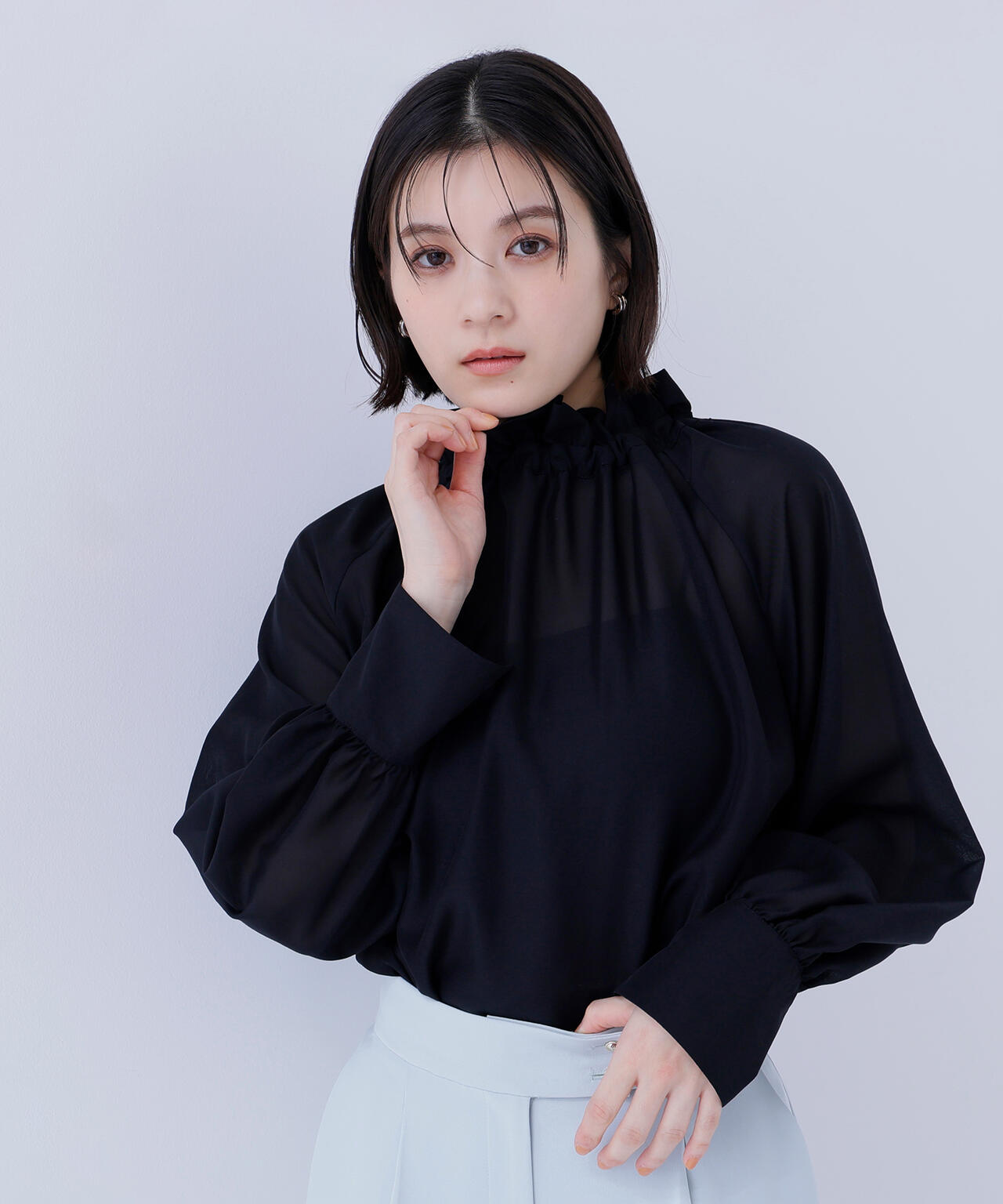 2wayシアーボウタイブラウス | NATURAL BEAUTY BASIC（ナチュラル