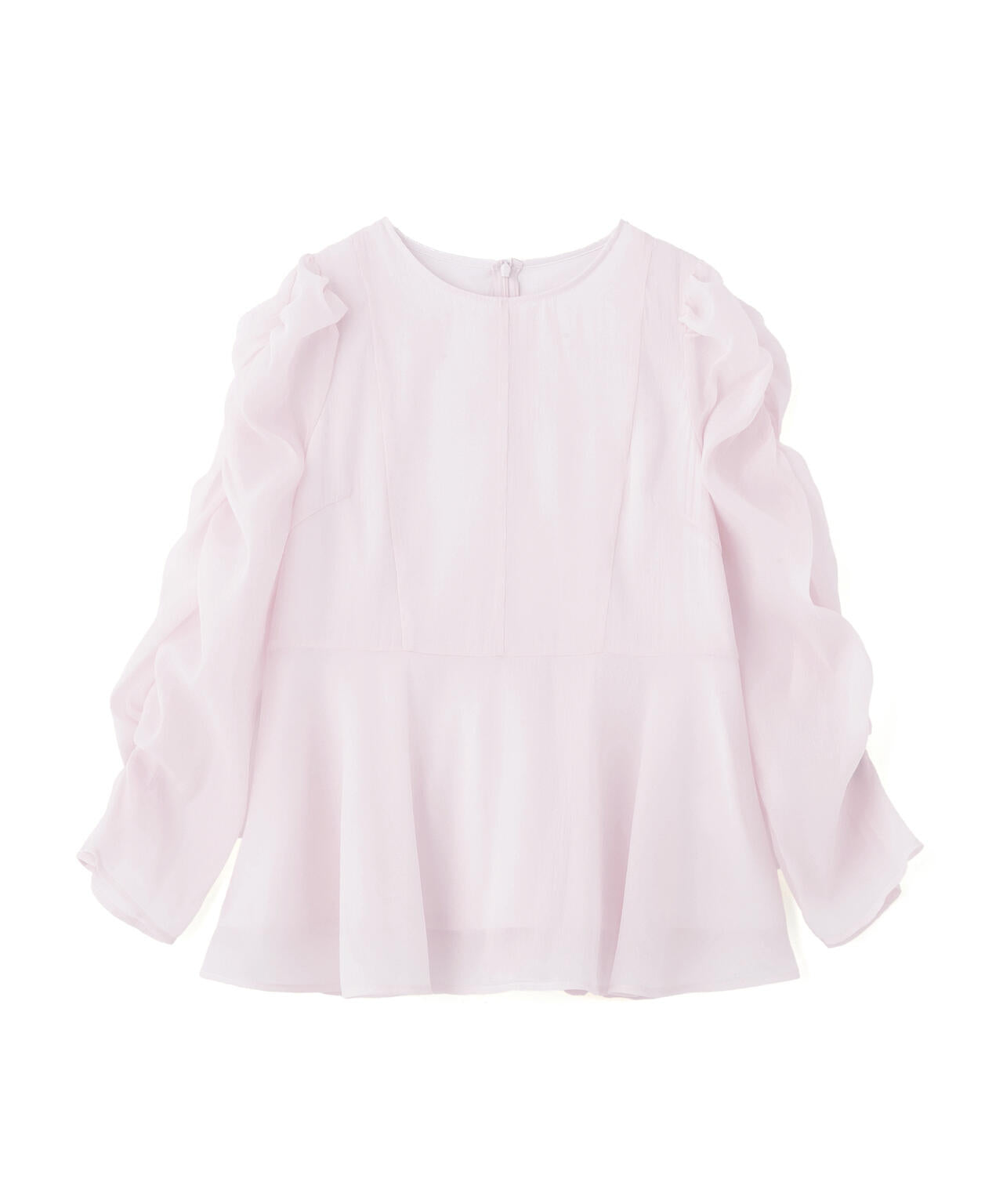 シアーペプラムブラウス NATURAL BEAUTY BACIC シアーペプラムブラウス | NATURAL BEAUTY BASIC（ナチュラル