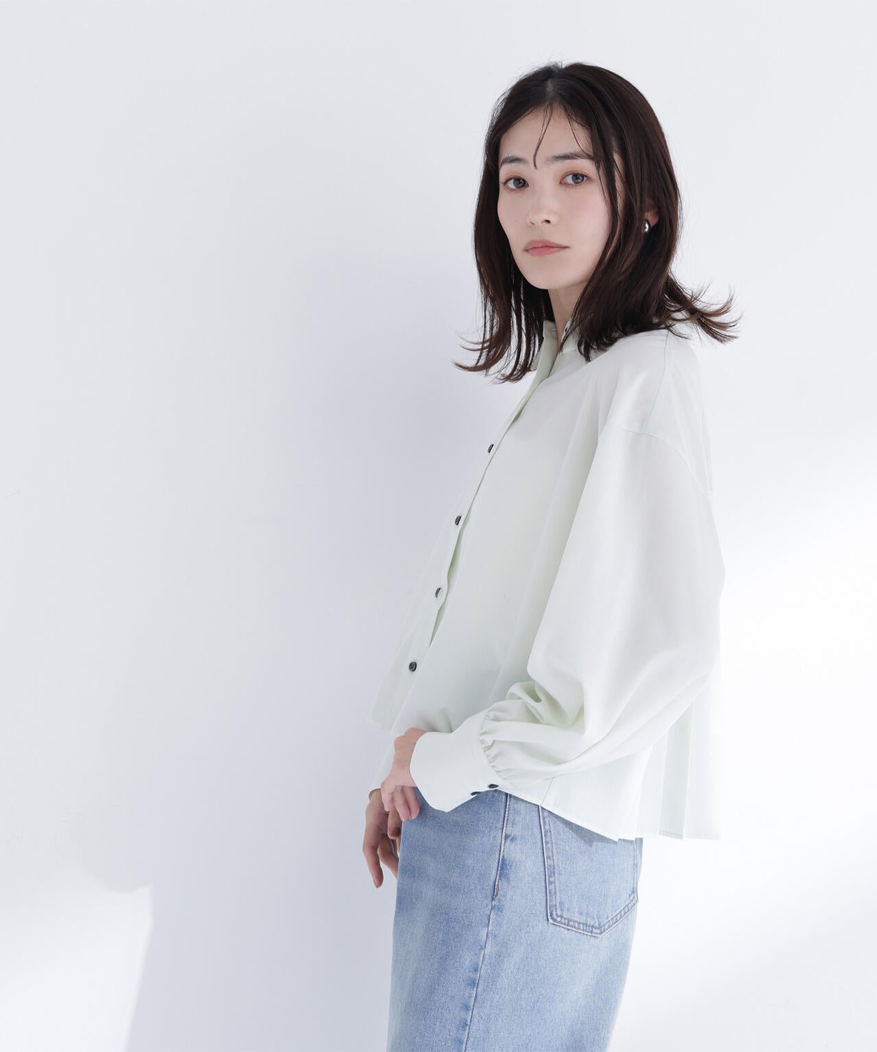 バックプリーツデザインシャツ | NATURAL BEAUTY BASIC（ナチュラル