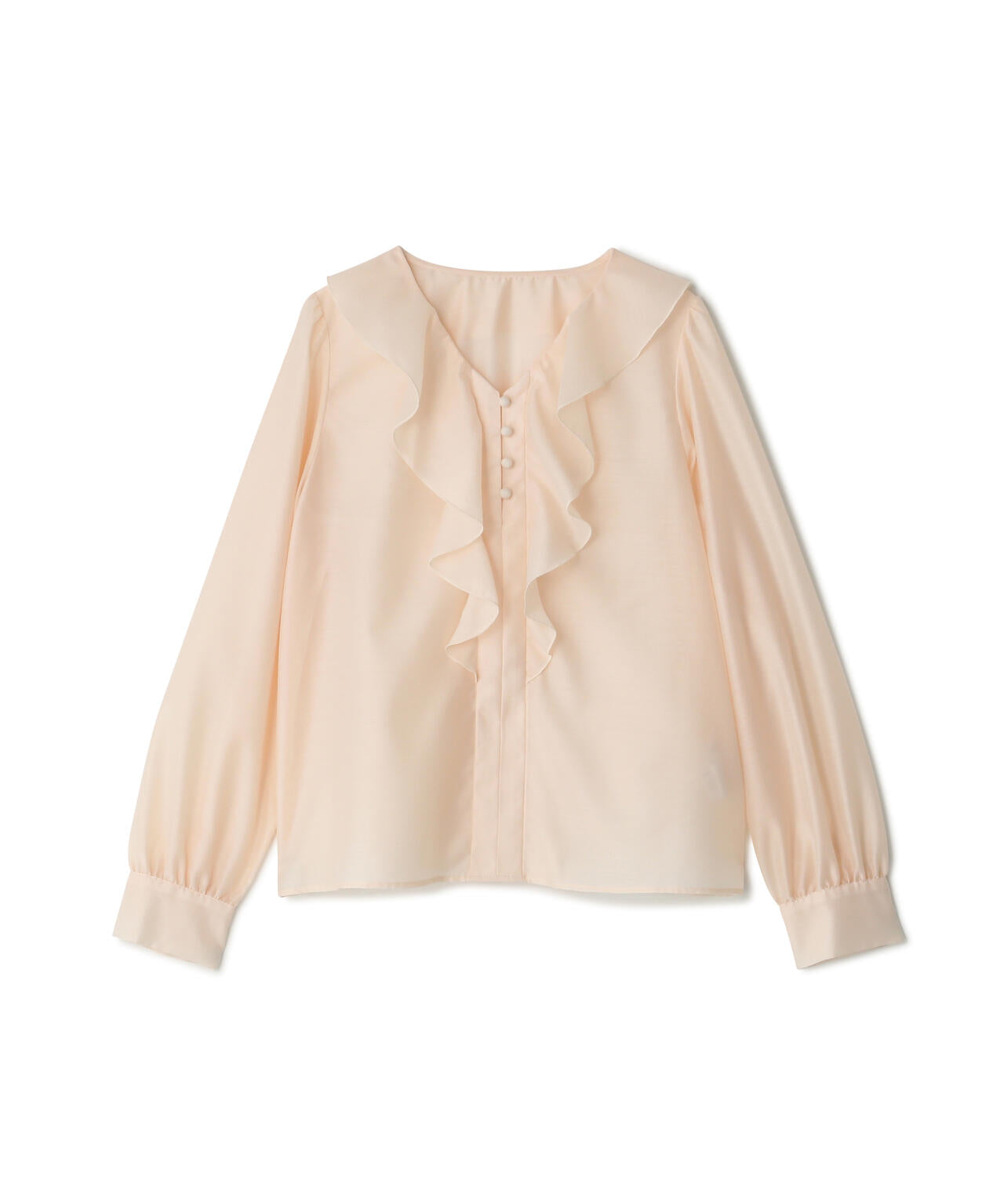 フロントフリルブラウス