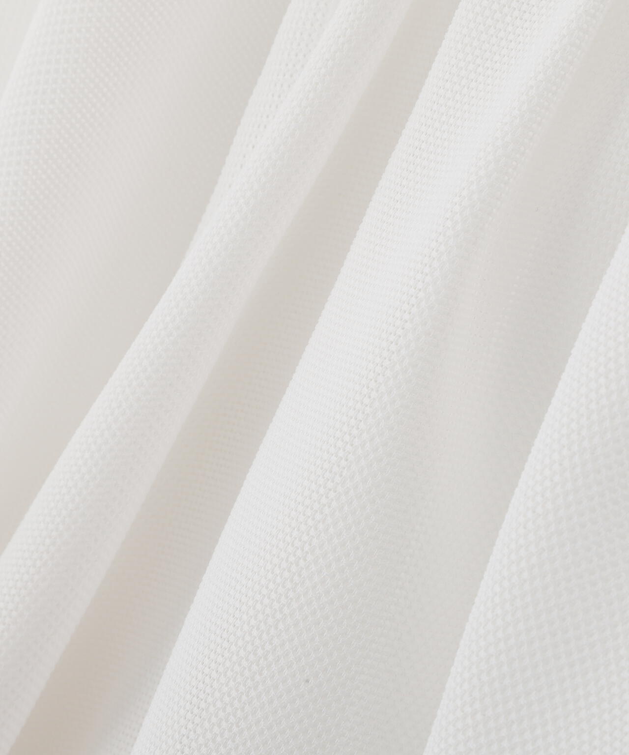 メッシュギャザーペプラムブラウス